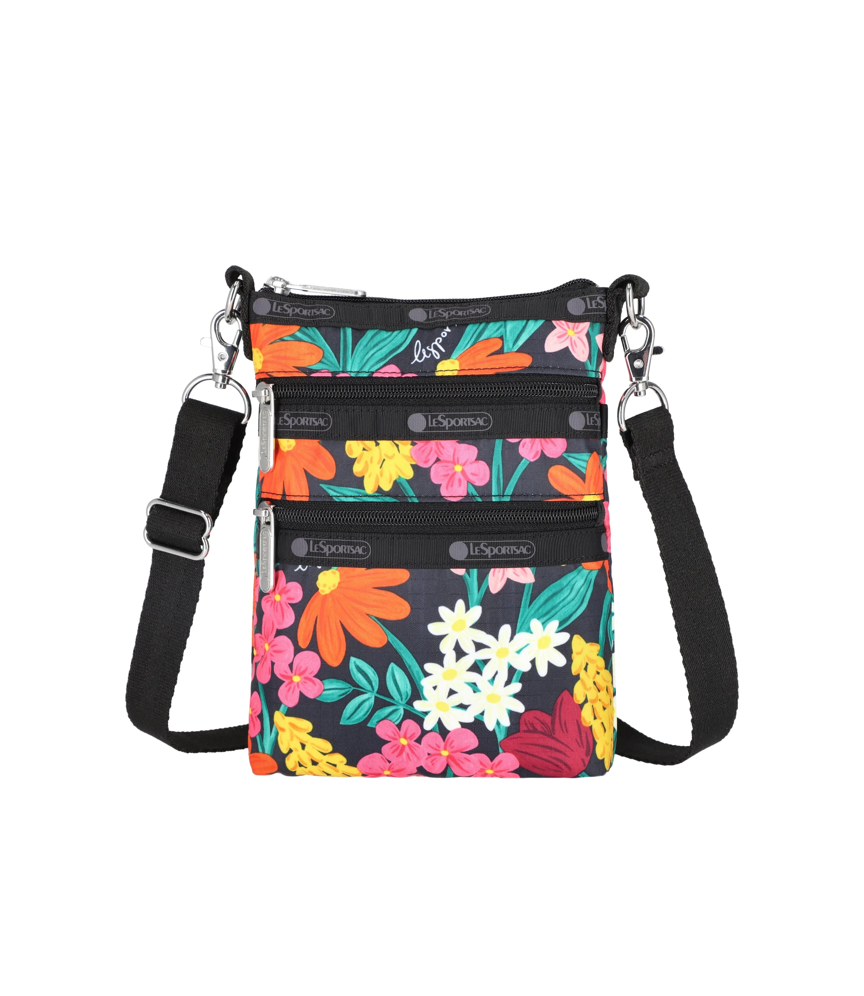 3-Zip Crossbody