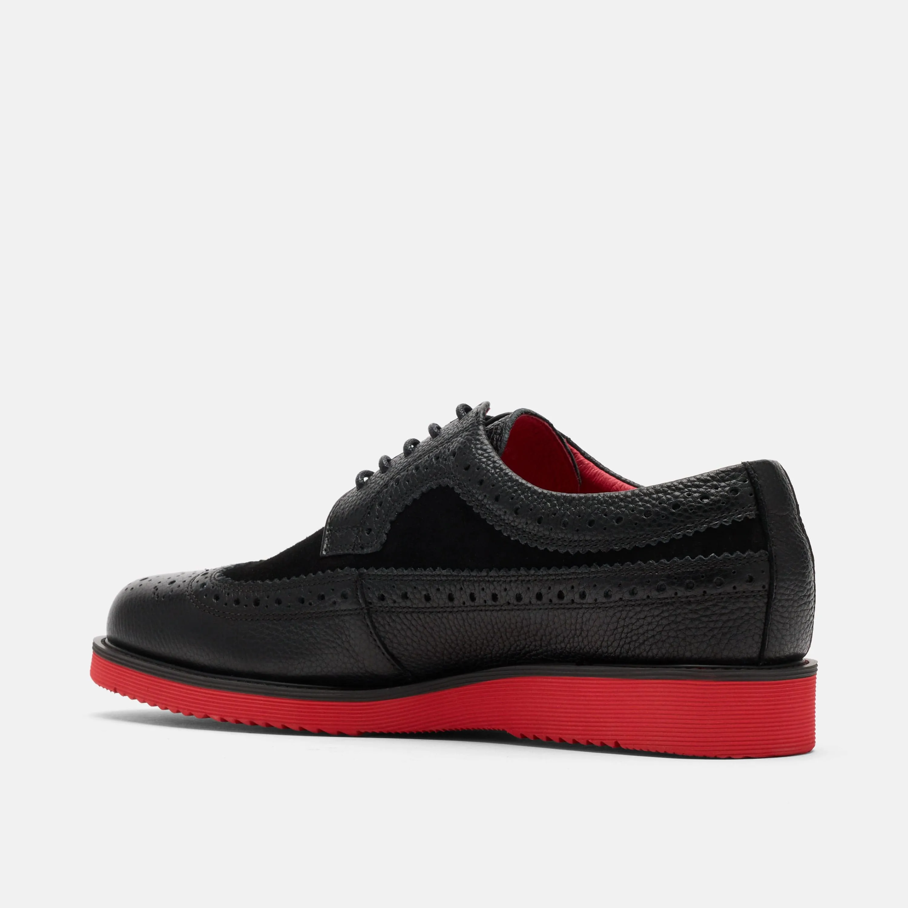 Alexander Black Leather Longwing Sneakers