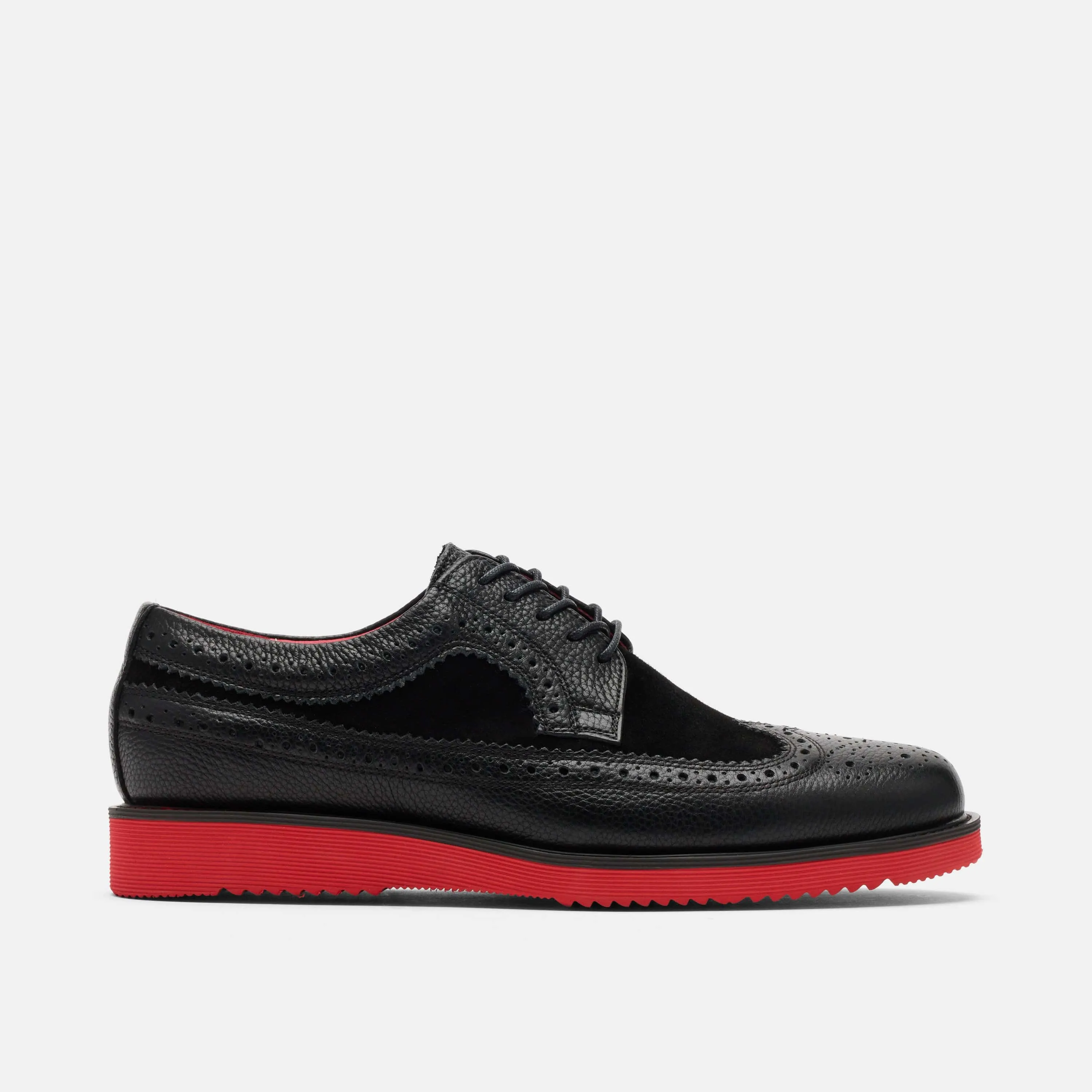 Alexander Black Leather Longwing Sneakers