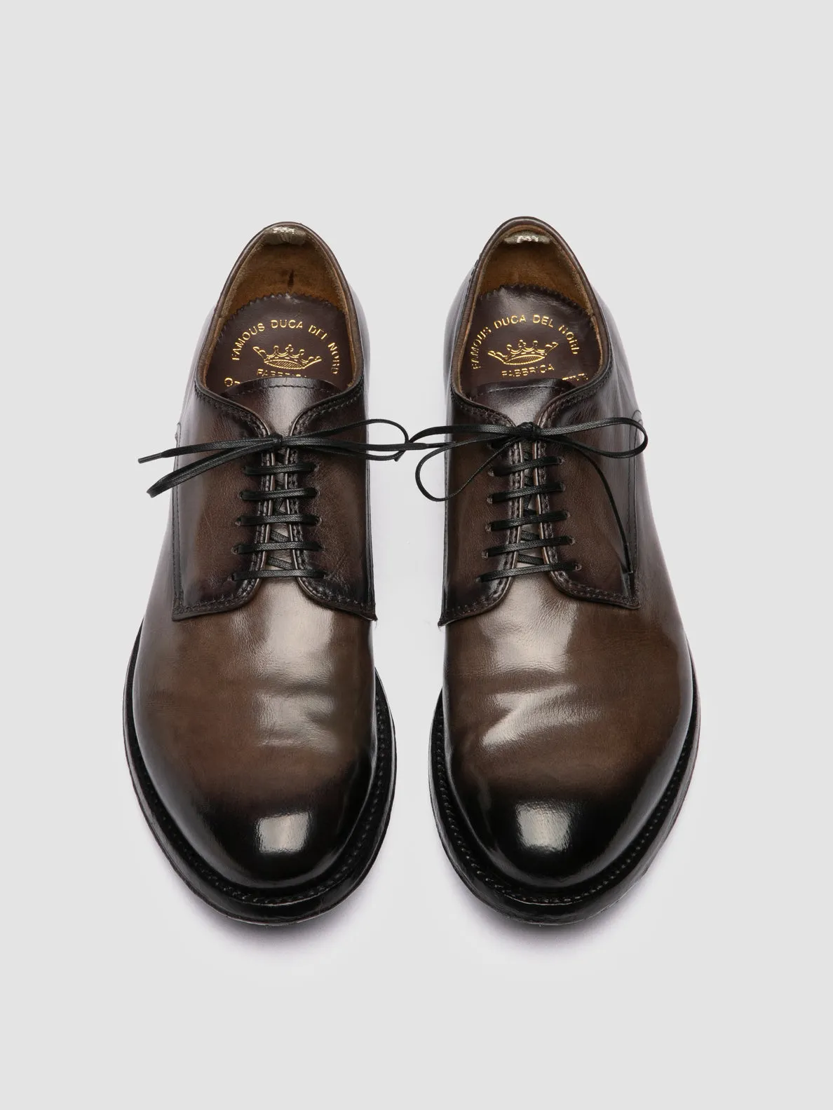 ANATOMIA 012 - Grey Leather Derby Shoes