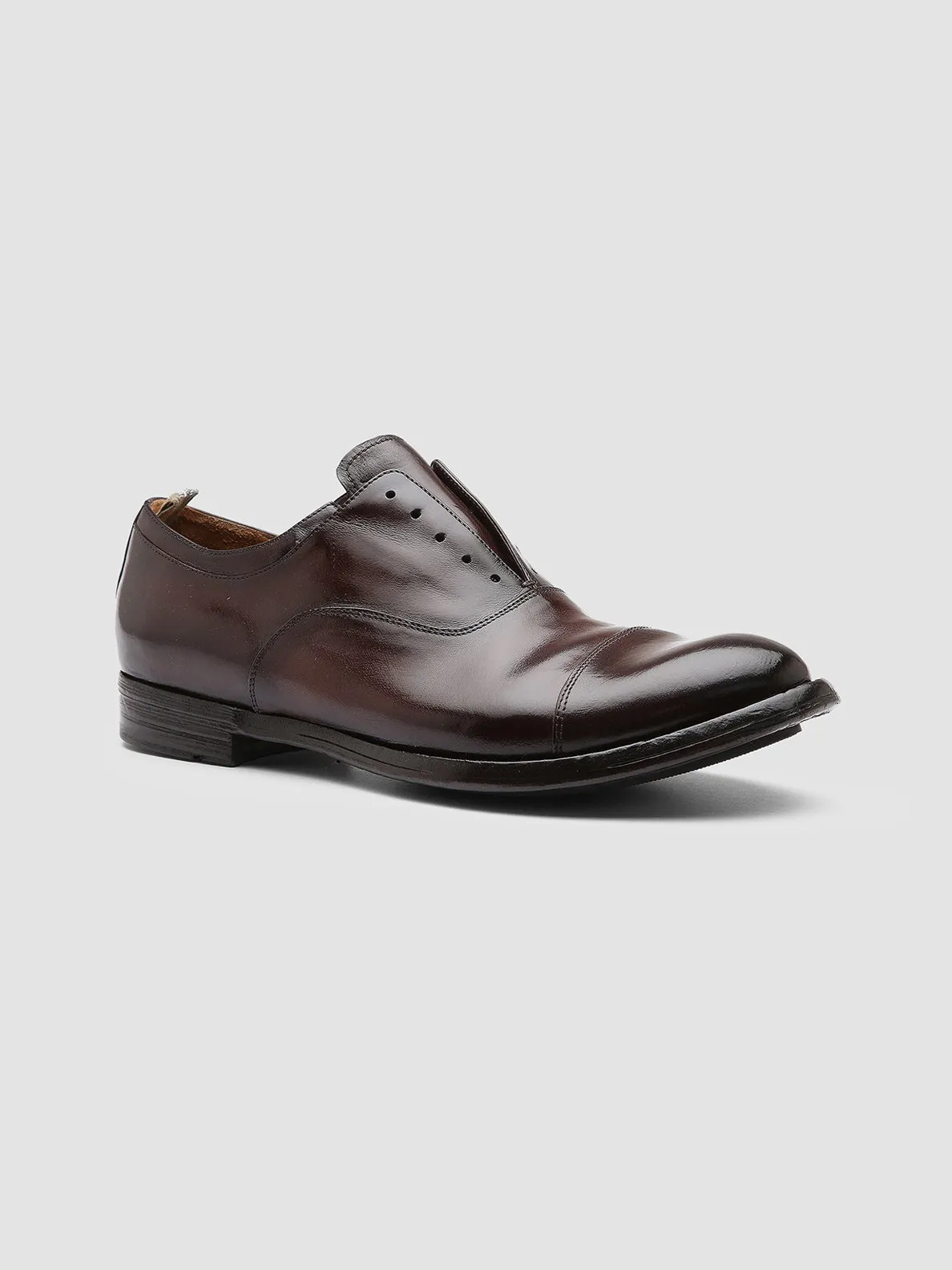 ANATOMIA 015 - Dark Brown Leather Oxford Shoes