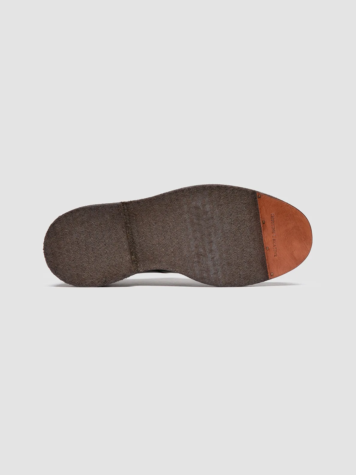 ASTON CREPE 003 - Brown Leather Derby Shoes