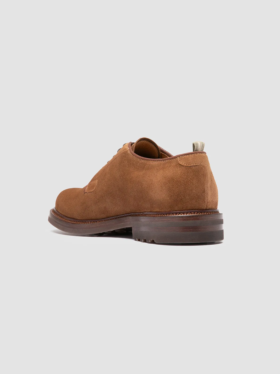 ASTON FLEXI 001 - Brown Suede Derby Shoes