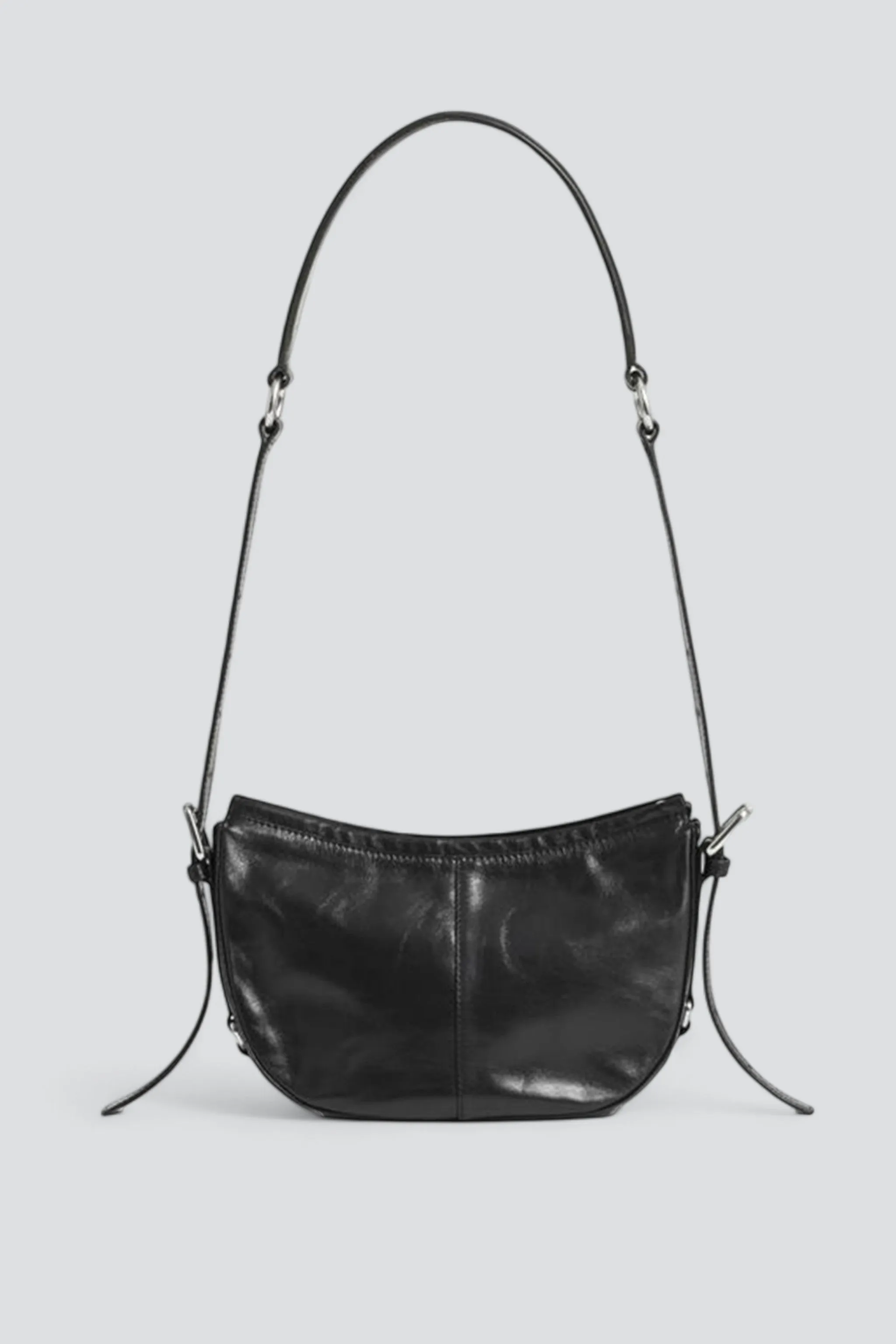 Black Leather Minoh Bag