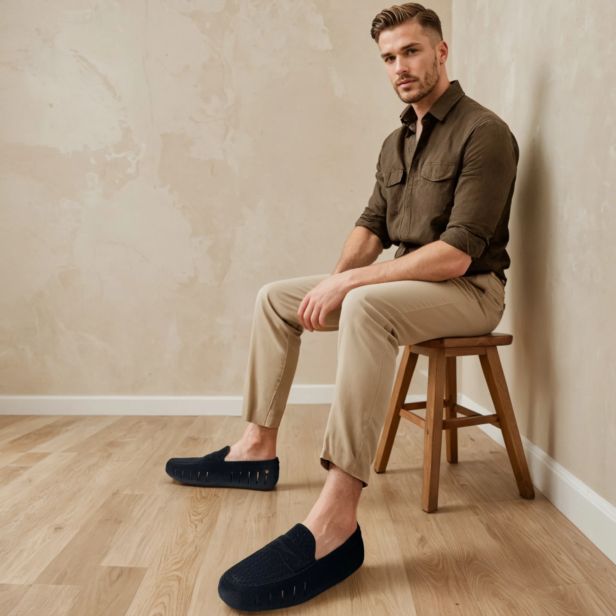 BLACK VEGAN SUEDE COUNTRY CLUB 3.0