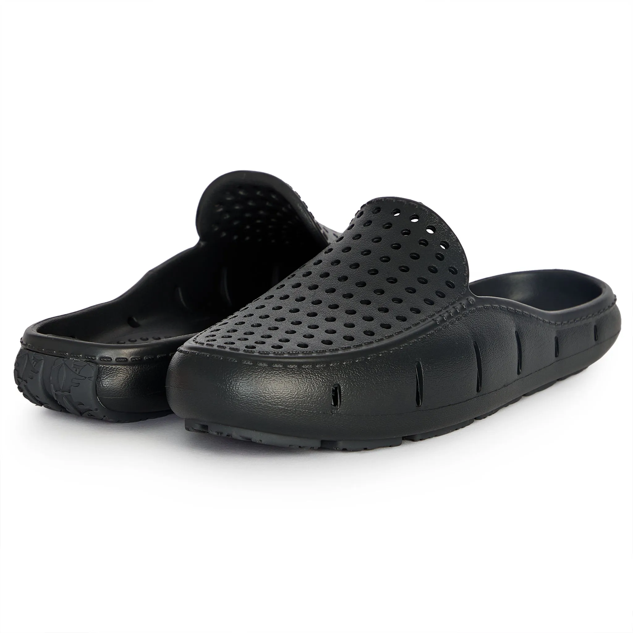 BLACK/ASPHALT SUNSET SLIDE - WOMENS