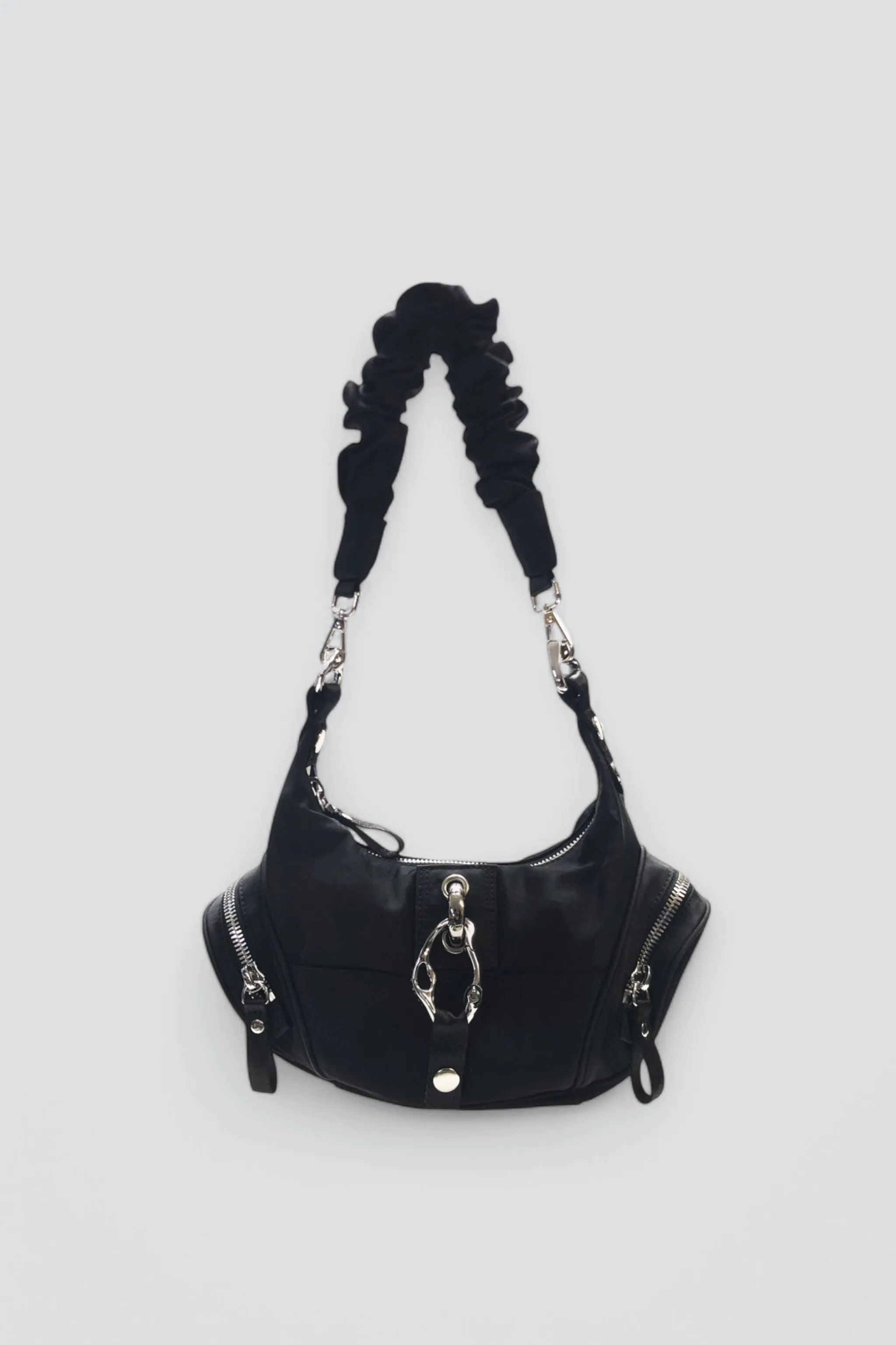 Black/Chrome Mechanical Bag