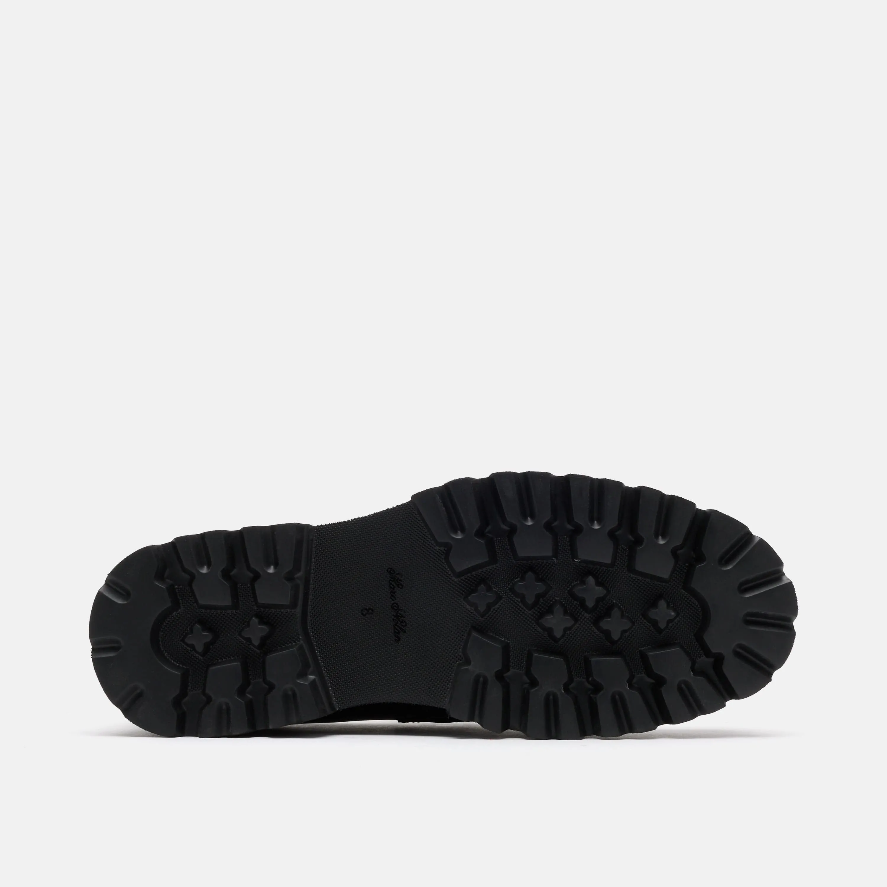 Blake Black Leather Lug Bit Loafers