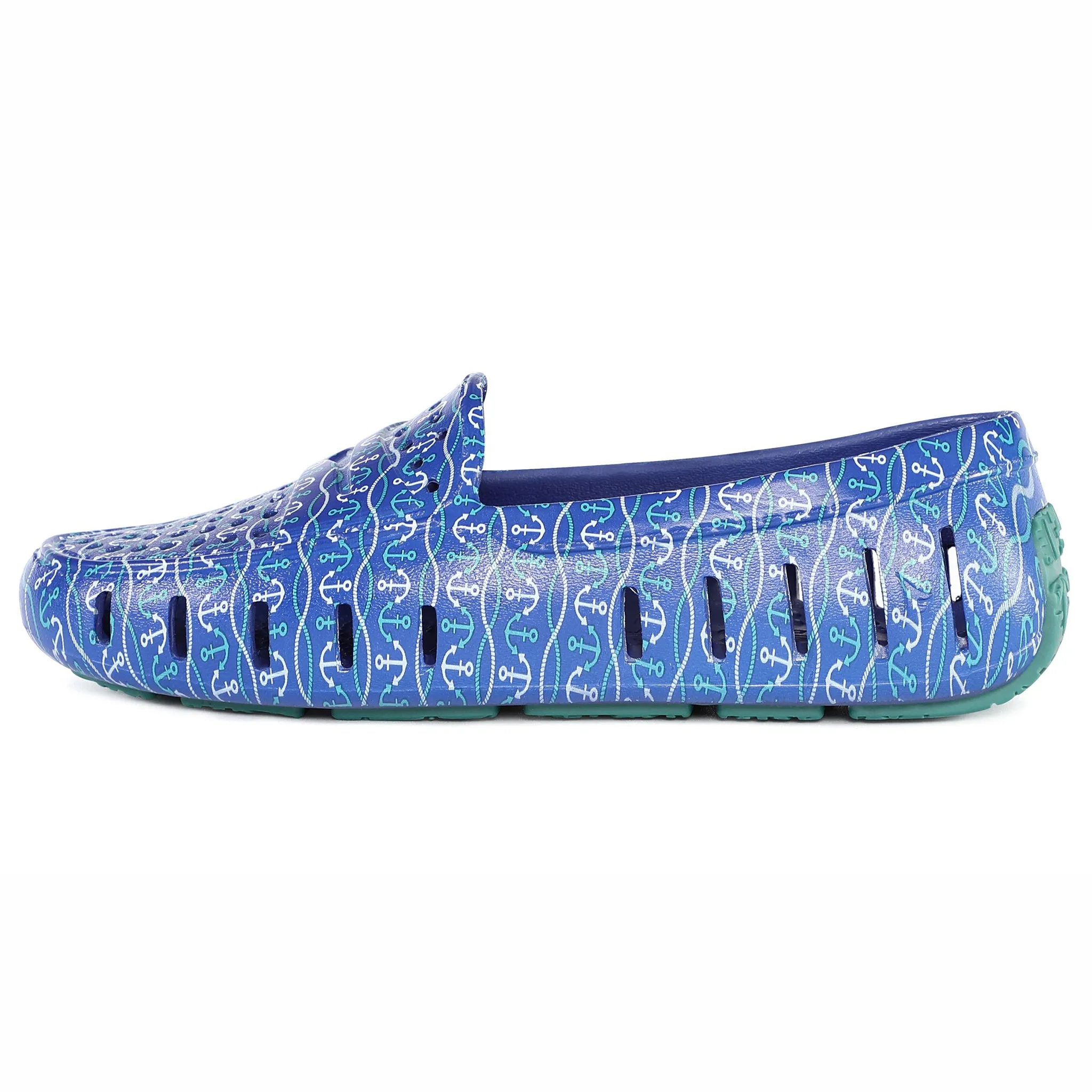 BLUE NAUTICAL ANCHOR/TEAL POSH 4P - FINAL SALE