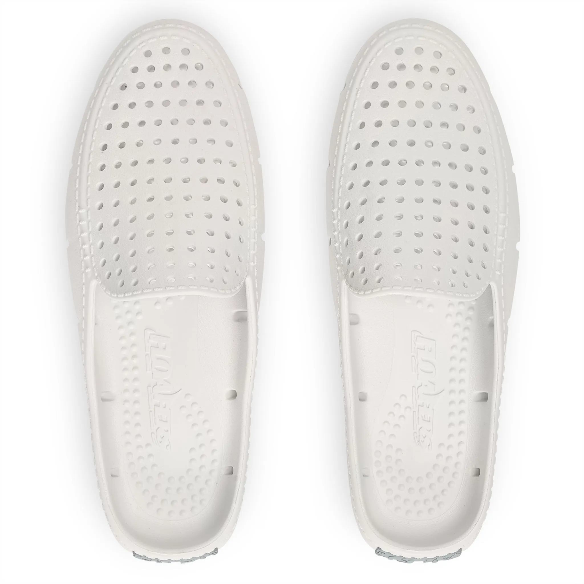 BRIGHT WHITE/HARBOR MIST GRAY SUNSET SLIDE - WOMENS