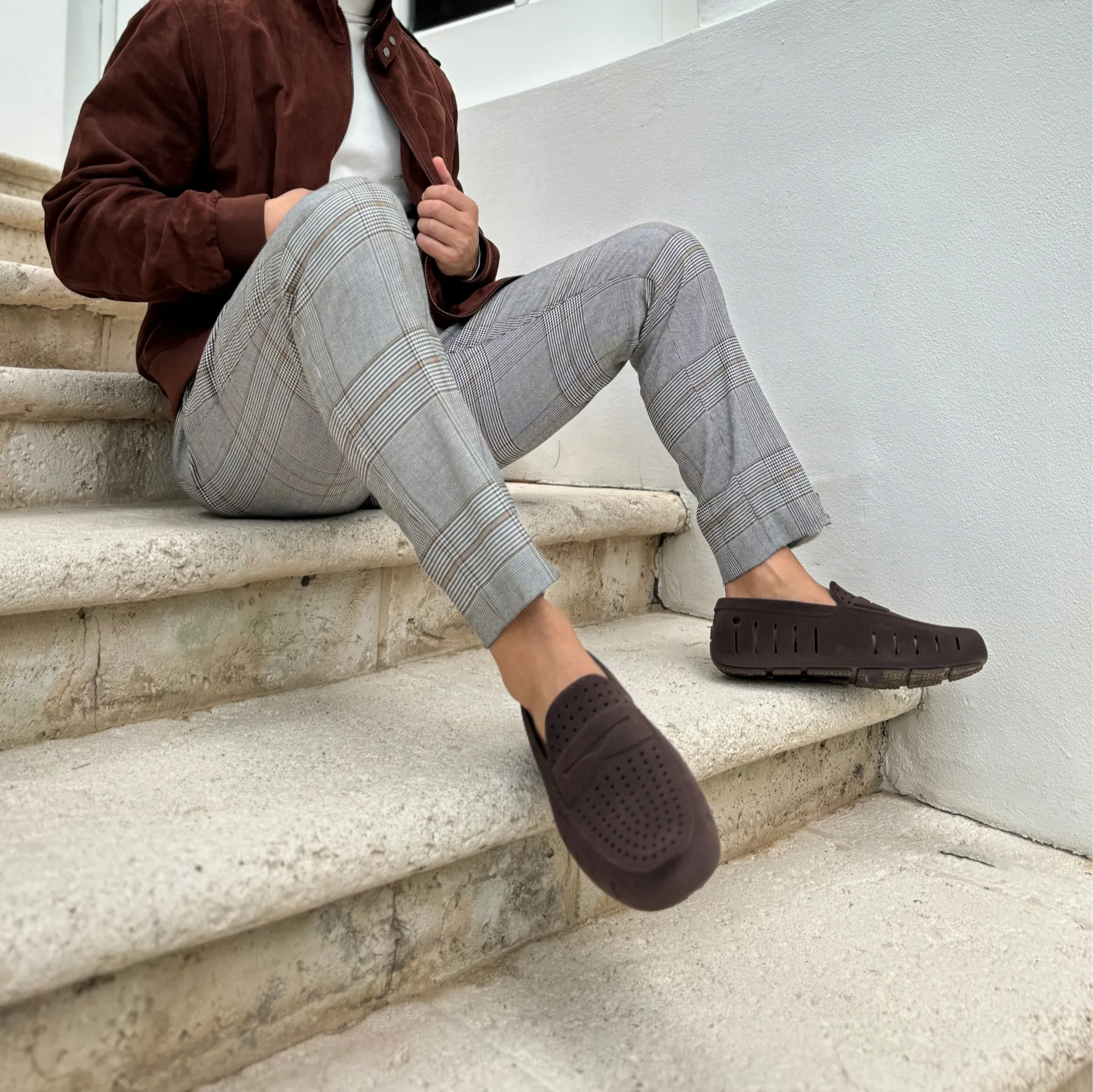 BROWN VEGAN SUEDE COUNTRY CLUB 3.0
