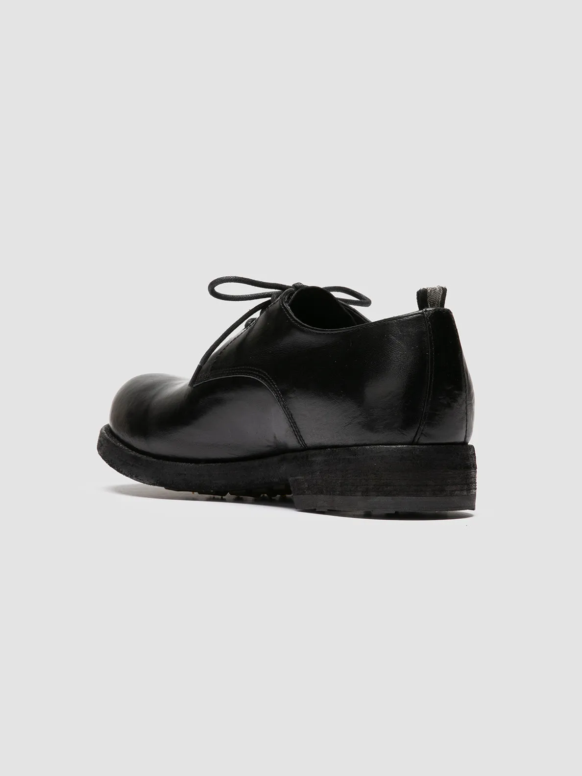 BULLA DD 101 - Black Leather Derby Shoes