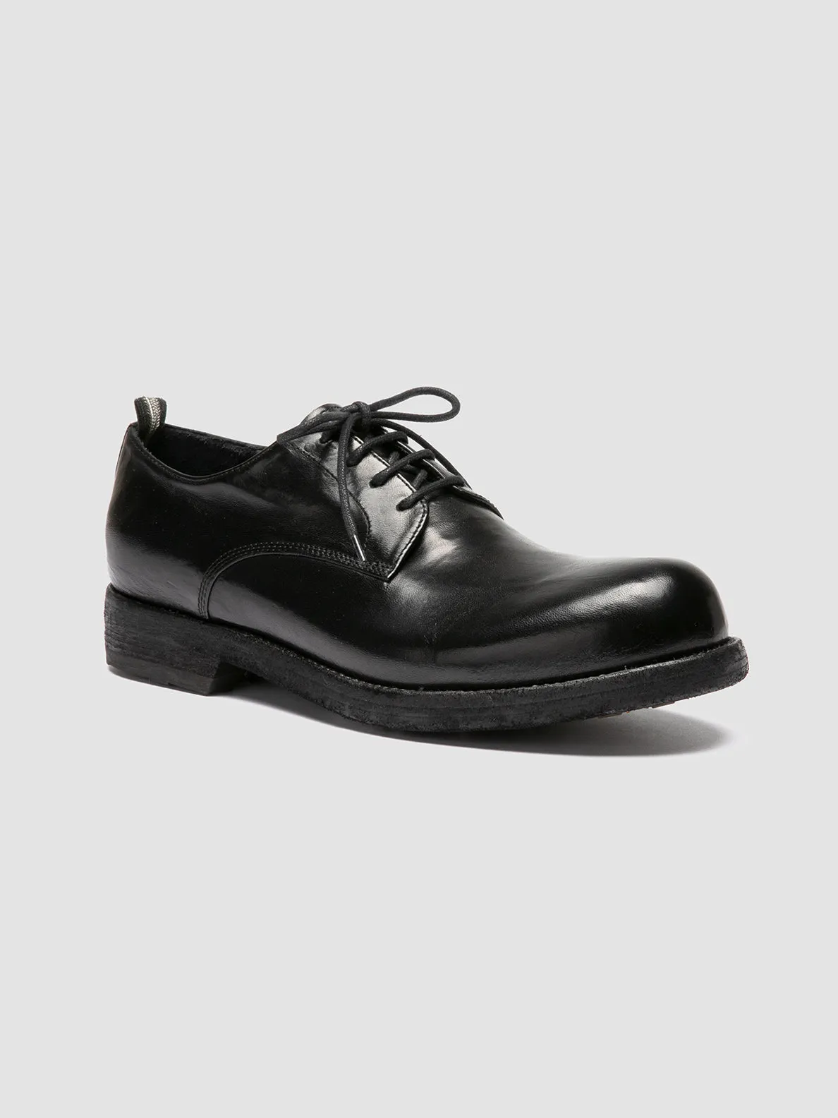 BULLA DD 101 - Black Leather Derby Shoes
