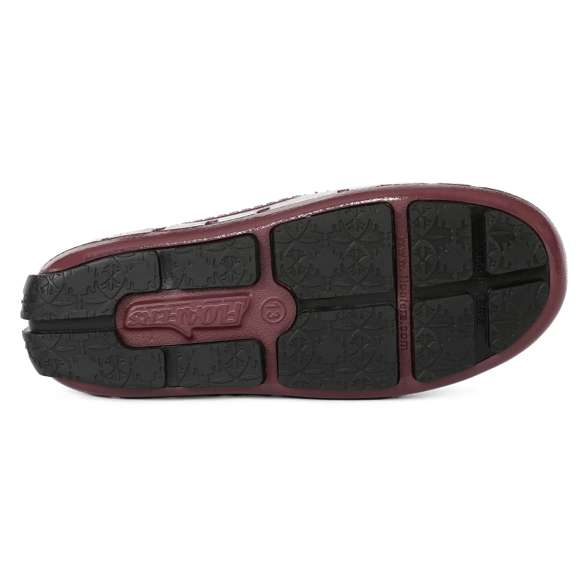 BURGUNDY PATENT/BLACK PRODIGY DRIVER