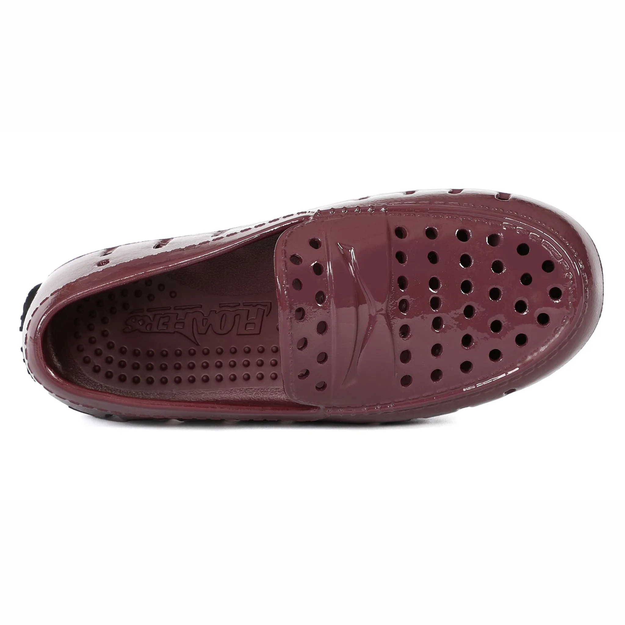 BURGUNDY PATENT/BLACK PRODIGY DRIVER