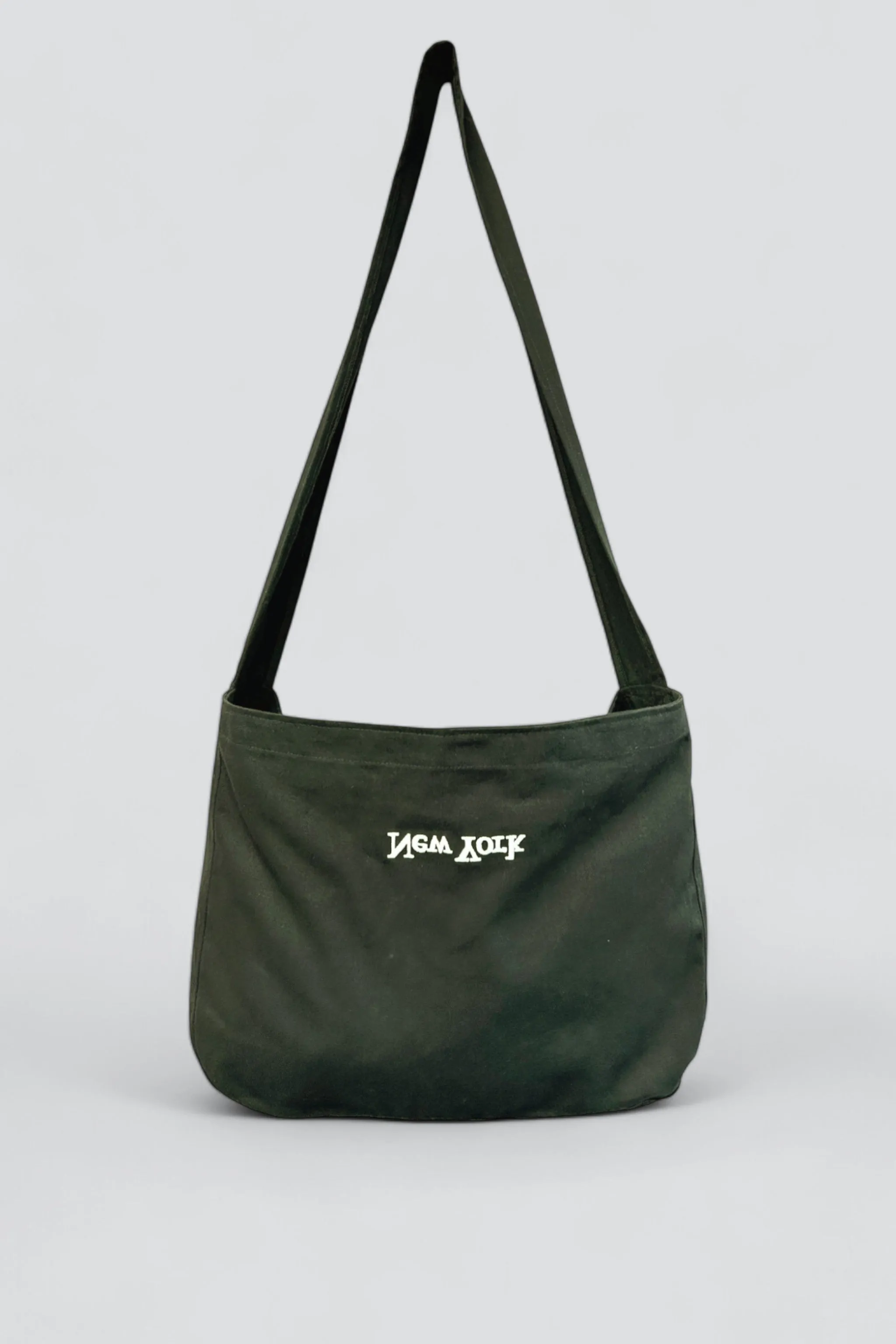 Canvas New York Cross Body Bag - Moss