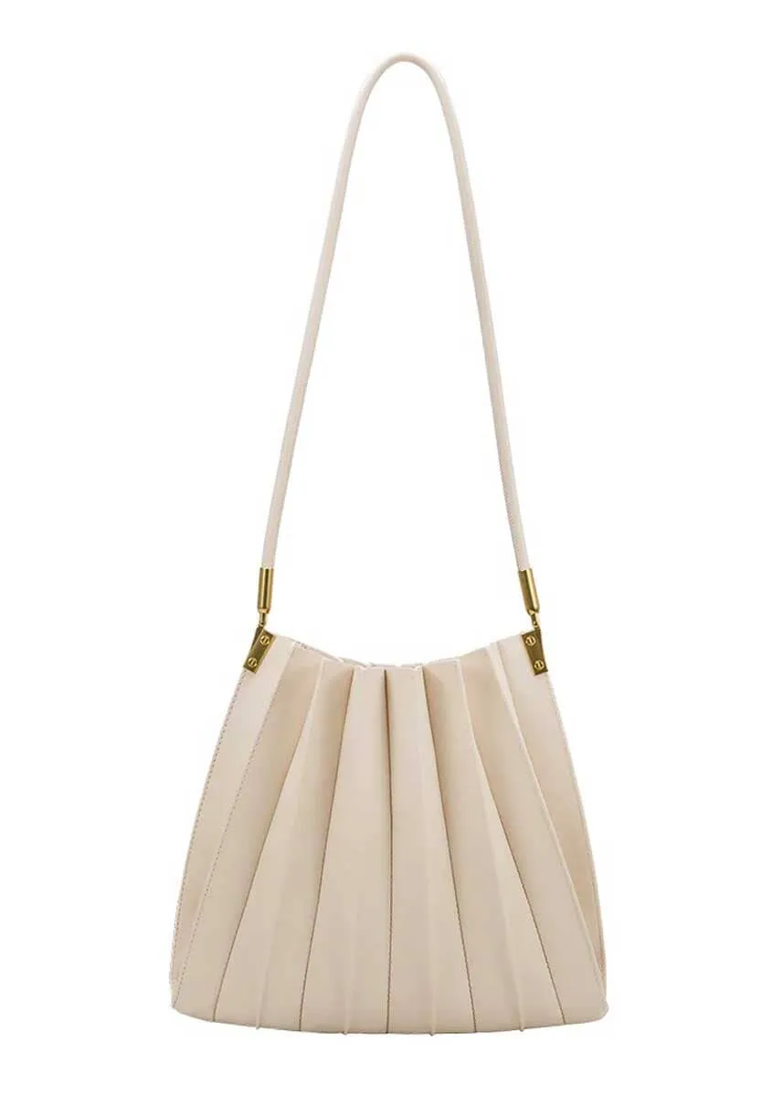 Carrie Medium Shoulder Bag - Ivory