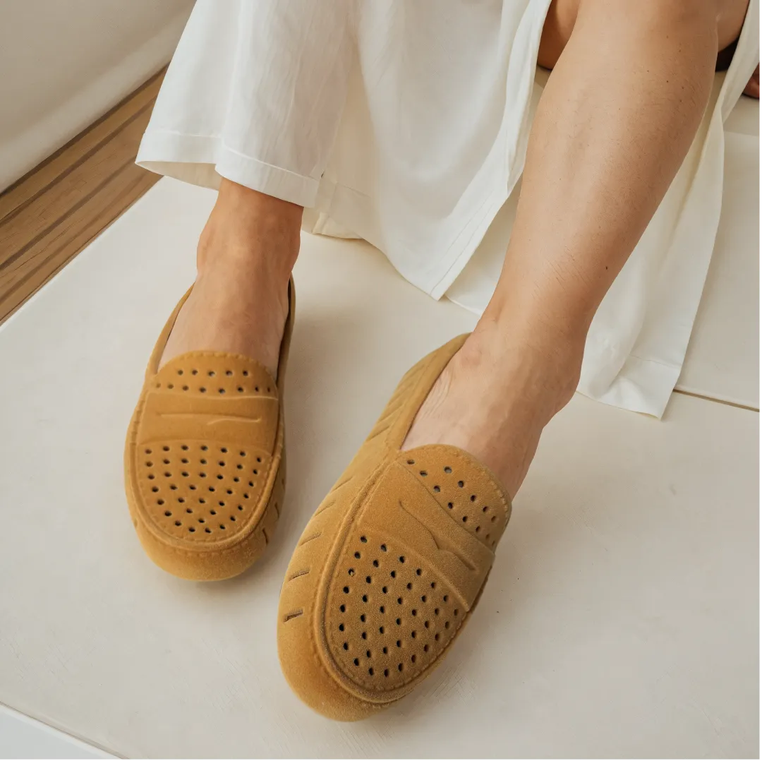 COGNAC VEGAN SUEDE POSH 3.0