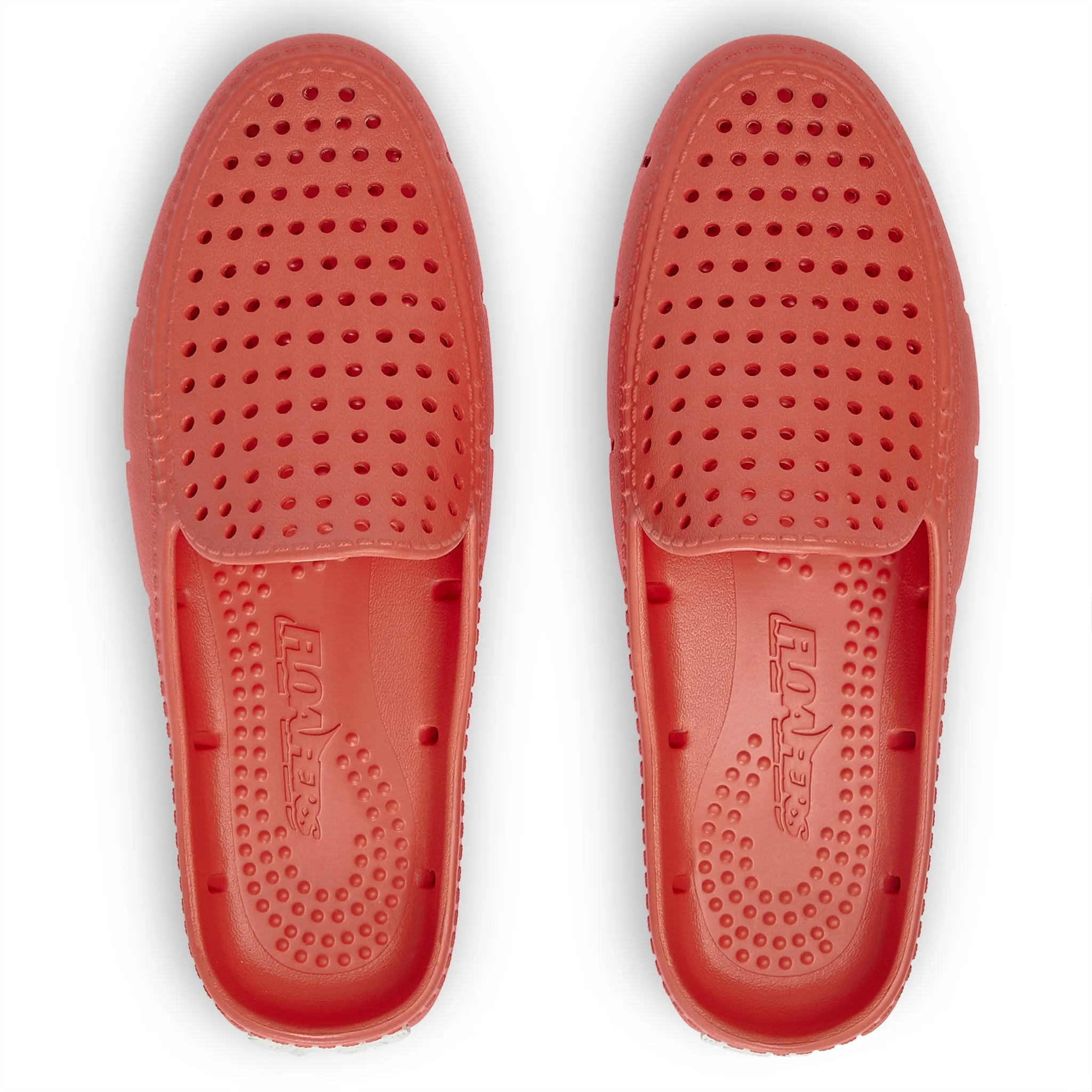 CORAL/BRIGHT WHITE SUNSET SLIDE - WOMENS