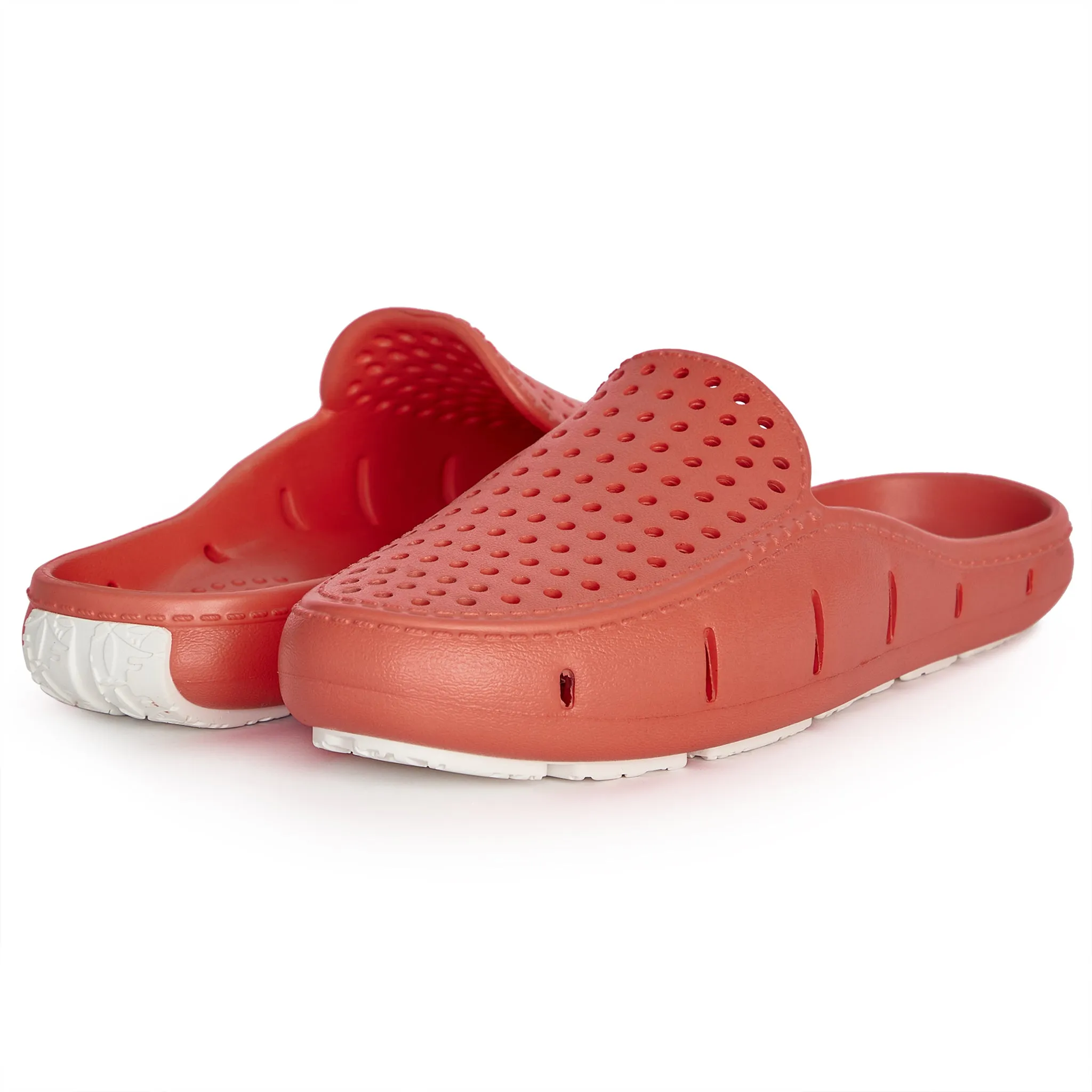 CORAL/BRIGHT WHITE SUNSET SLIDE - WOMENS