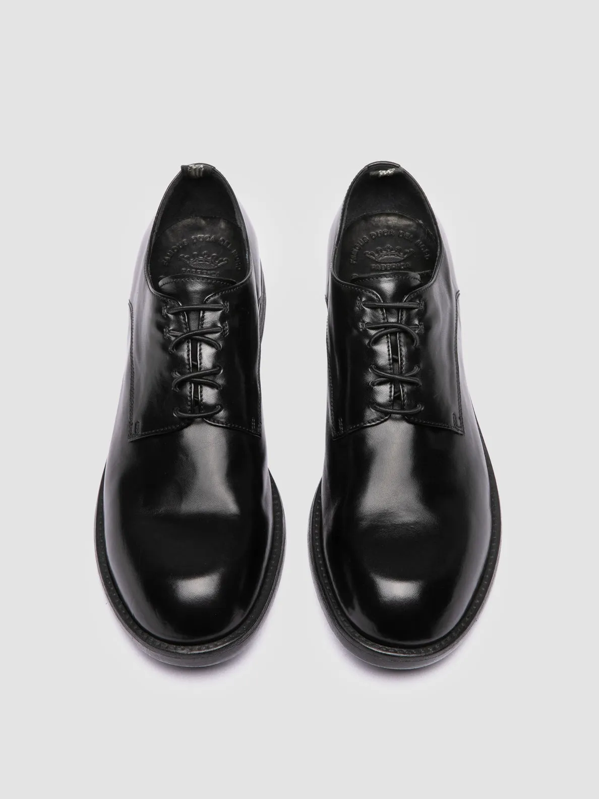 DIARY 009 - Black Leather Derby Shoes