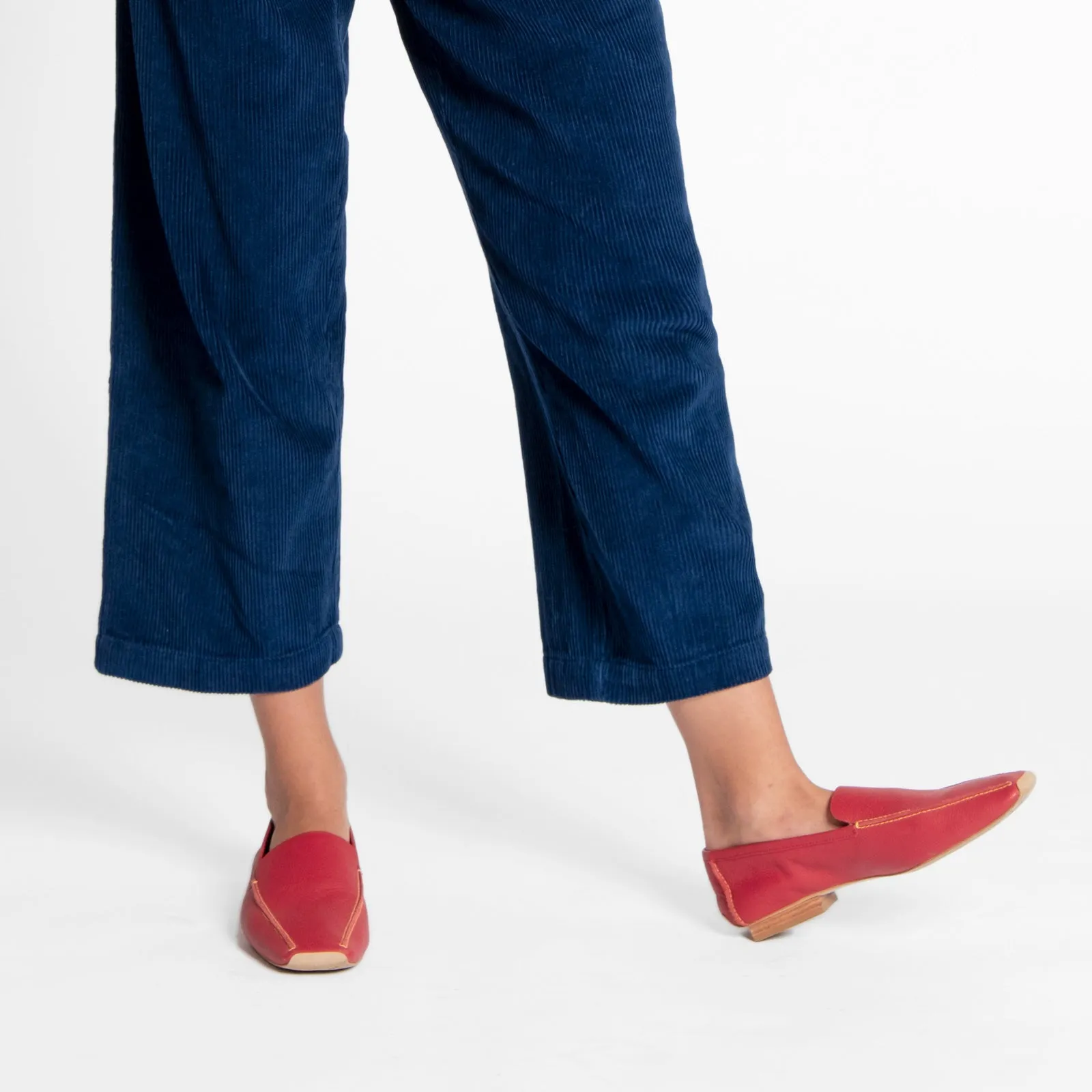 Elyce Loafer - Leather Red