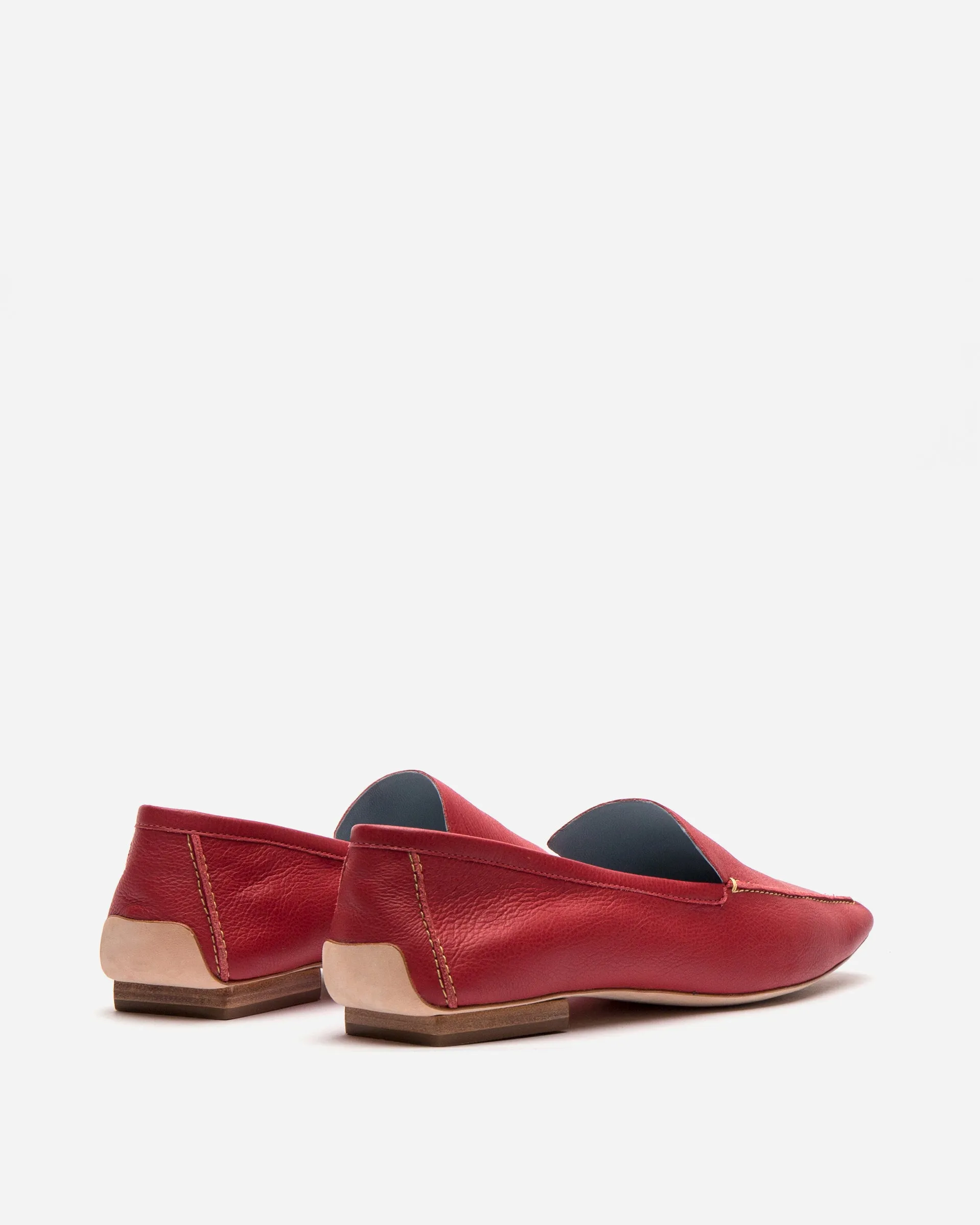 Elyce Loafer - Leather Red