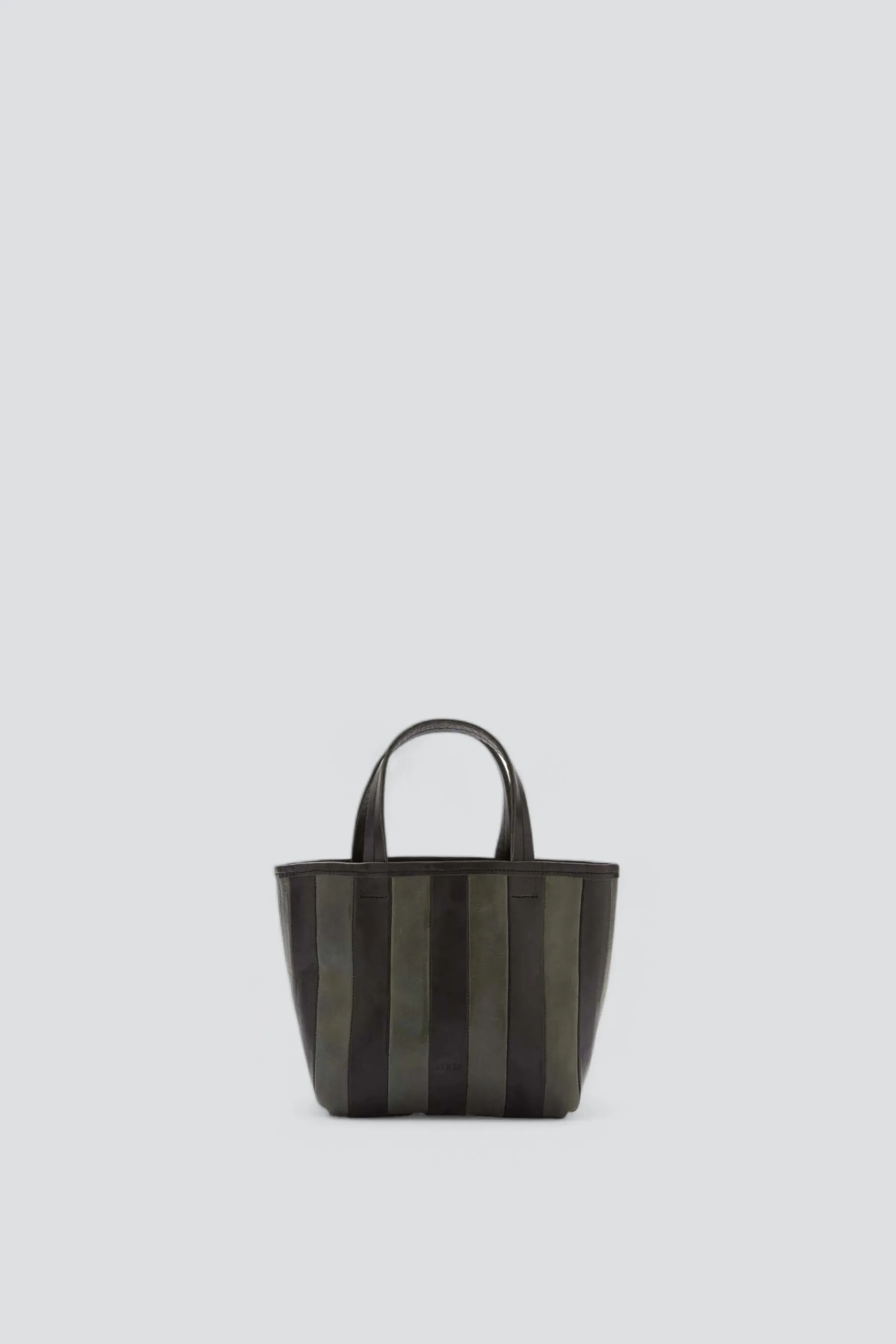 Green/Black Striped Gorriti Handbag