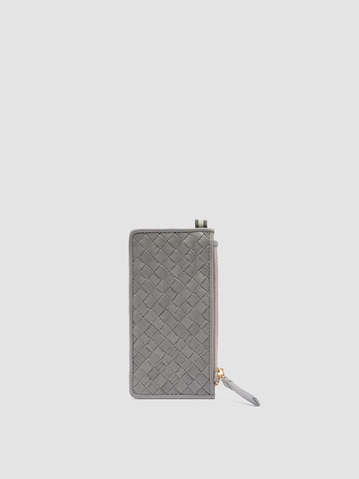 JULIET 103 - Blue Woven Leather Card Holder