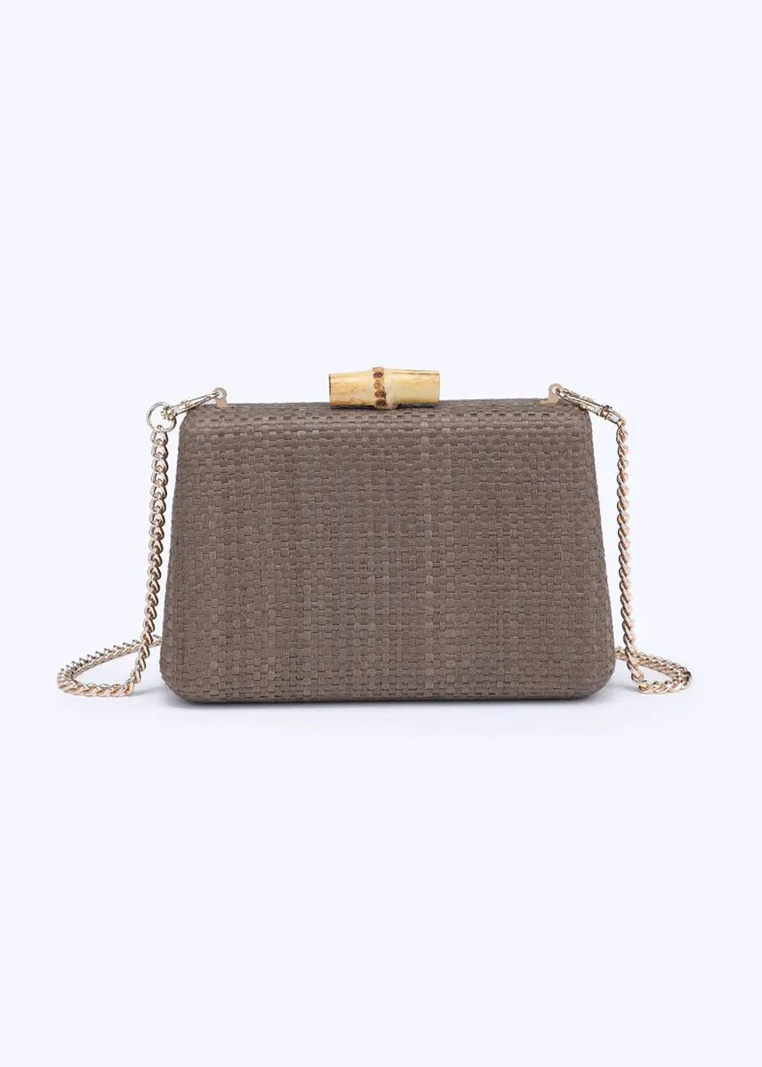 Melina Evening Clutch - Mocha