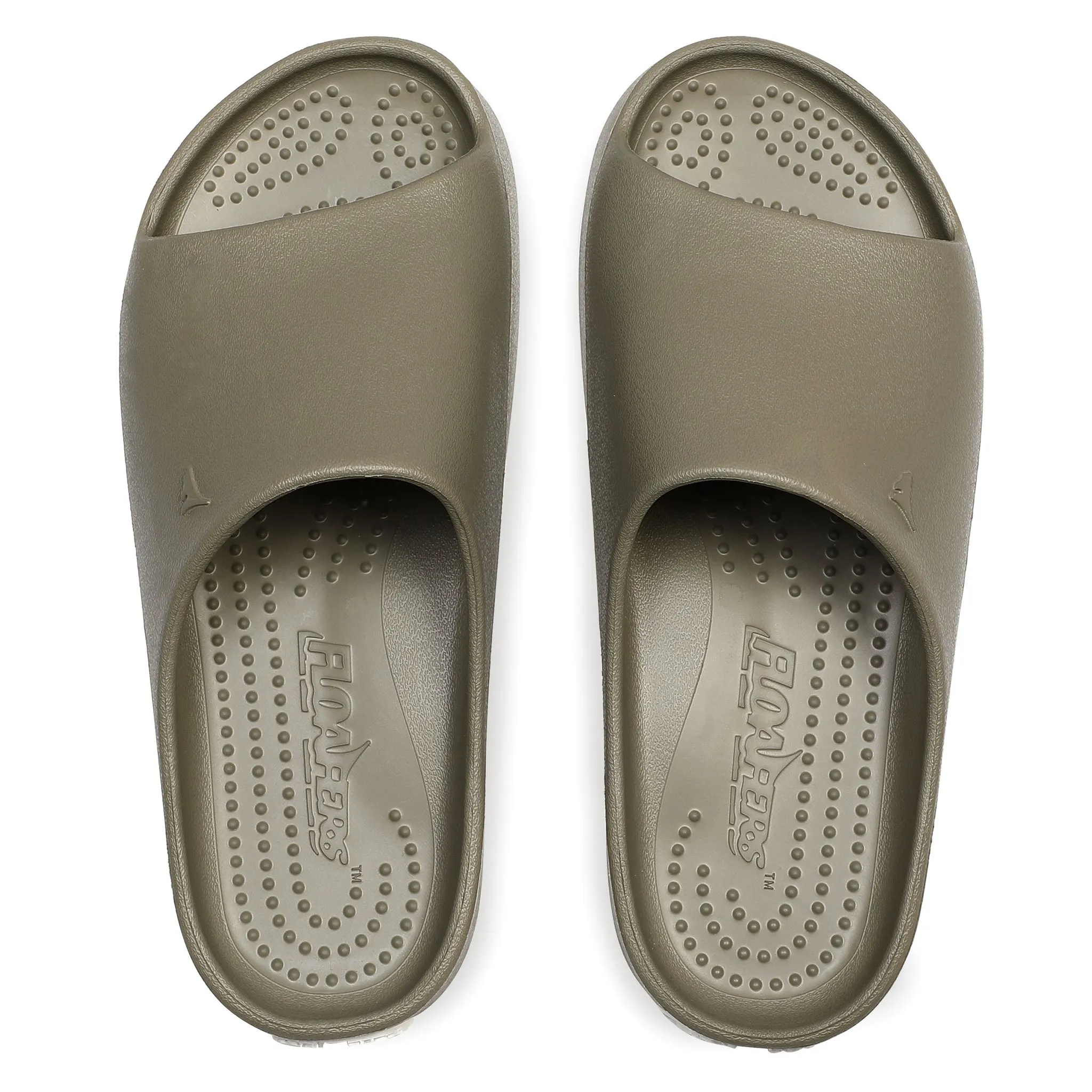 MERMAID GREEN/BRIGHT WHITE LANE-4 WOMENS SLIDE