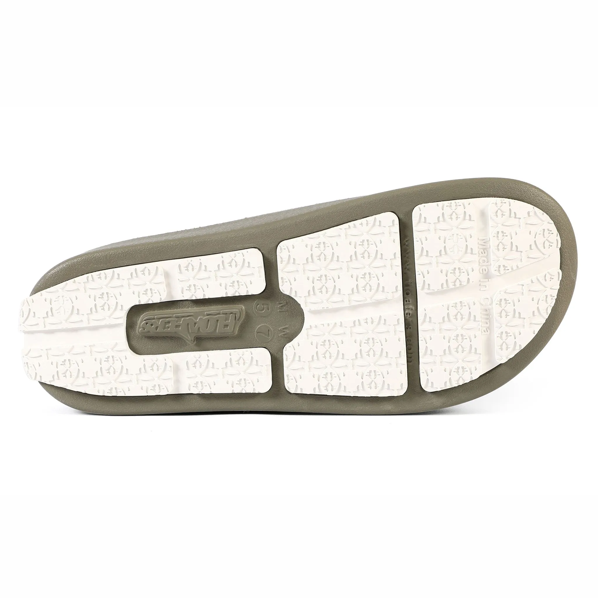 MERMAID GREEN/BRIGHT WHITE LANE-4 WOMENS SLIDE