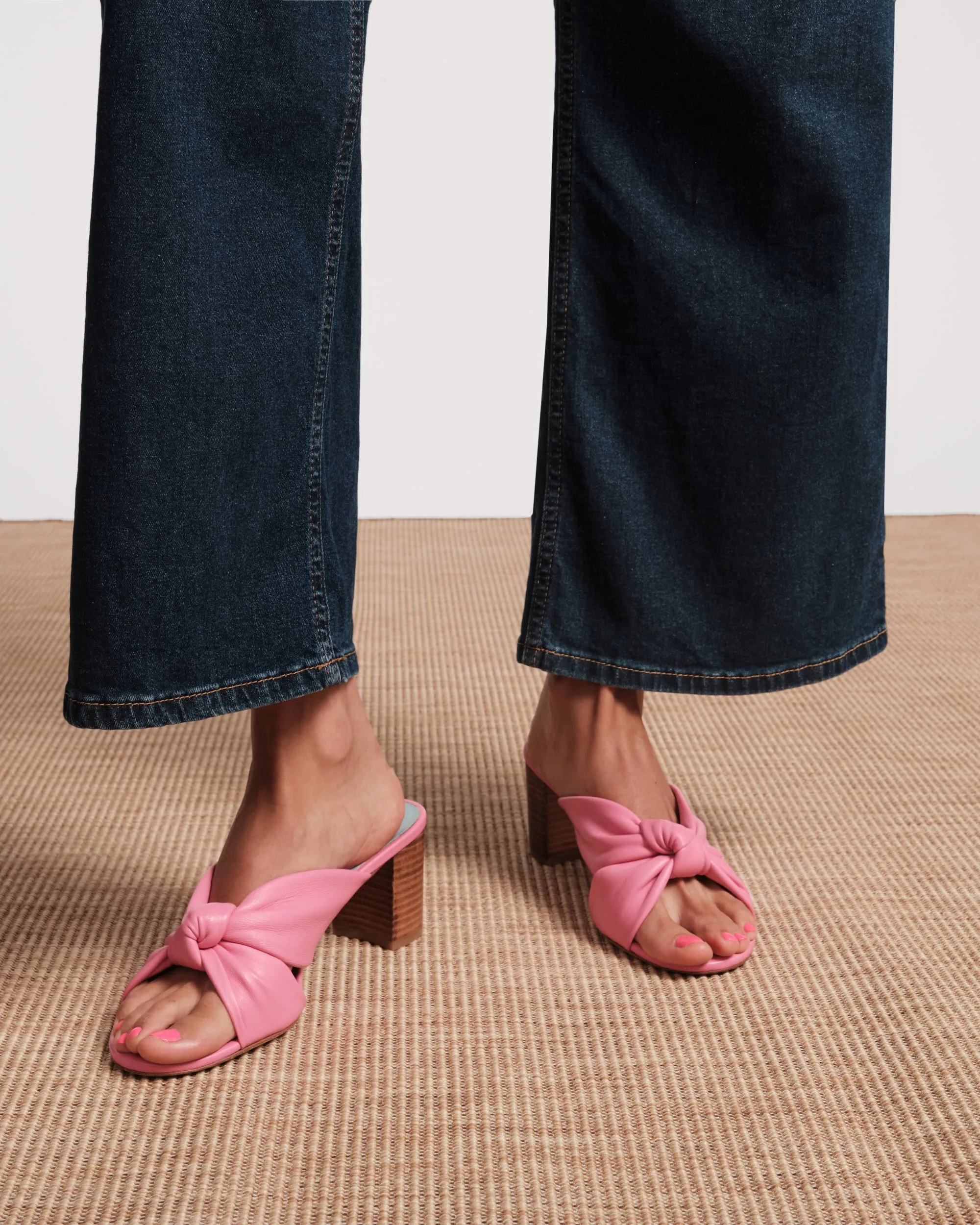Mollie Slide Heel - Pink