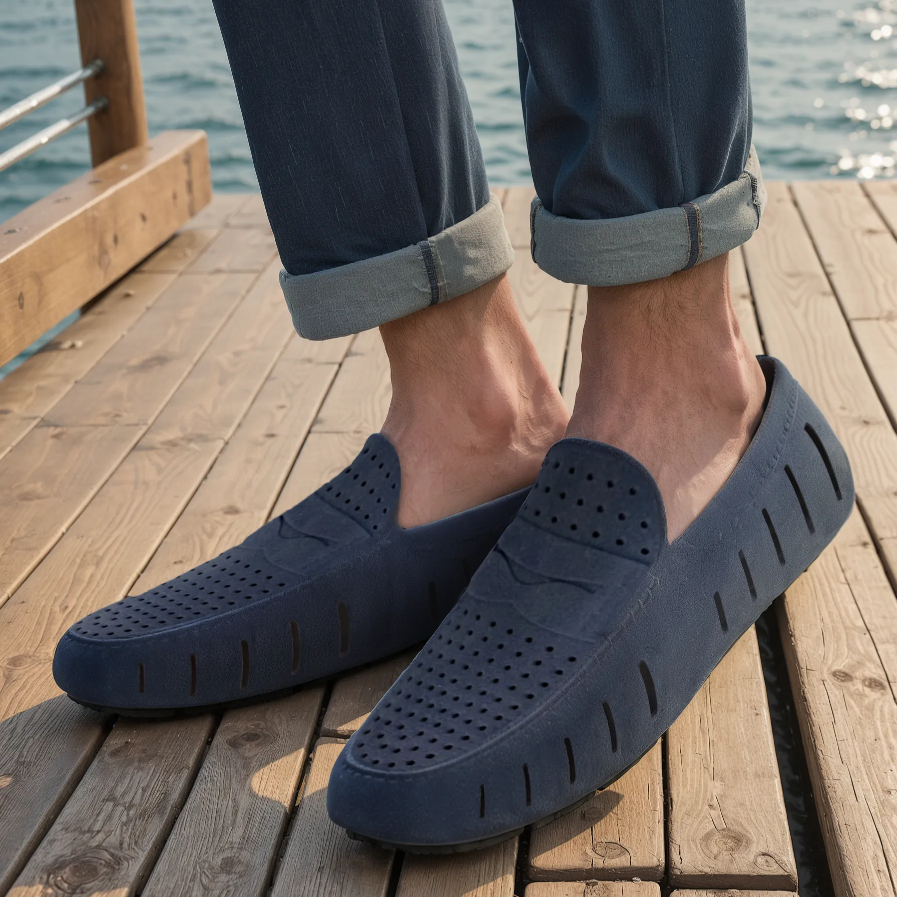NAVY VEGAN SUEDE COUNTRY CLUB 3.0