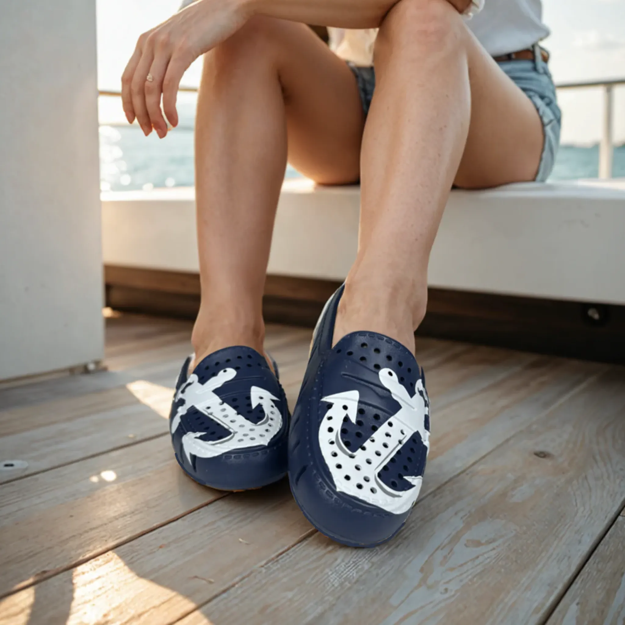 NAVY/WHITE ANCHOR POSH 3.0 - FINAL SALE