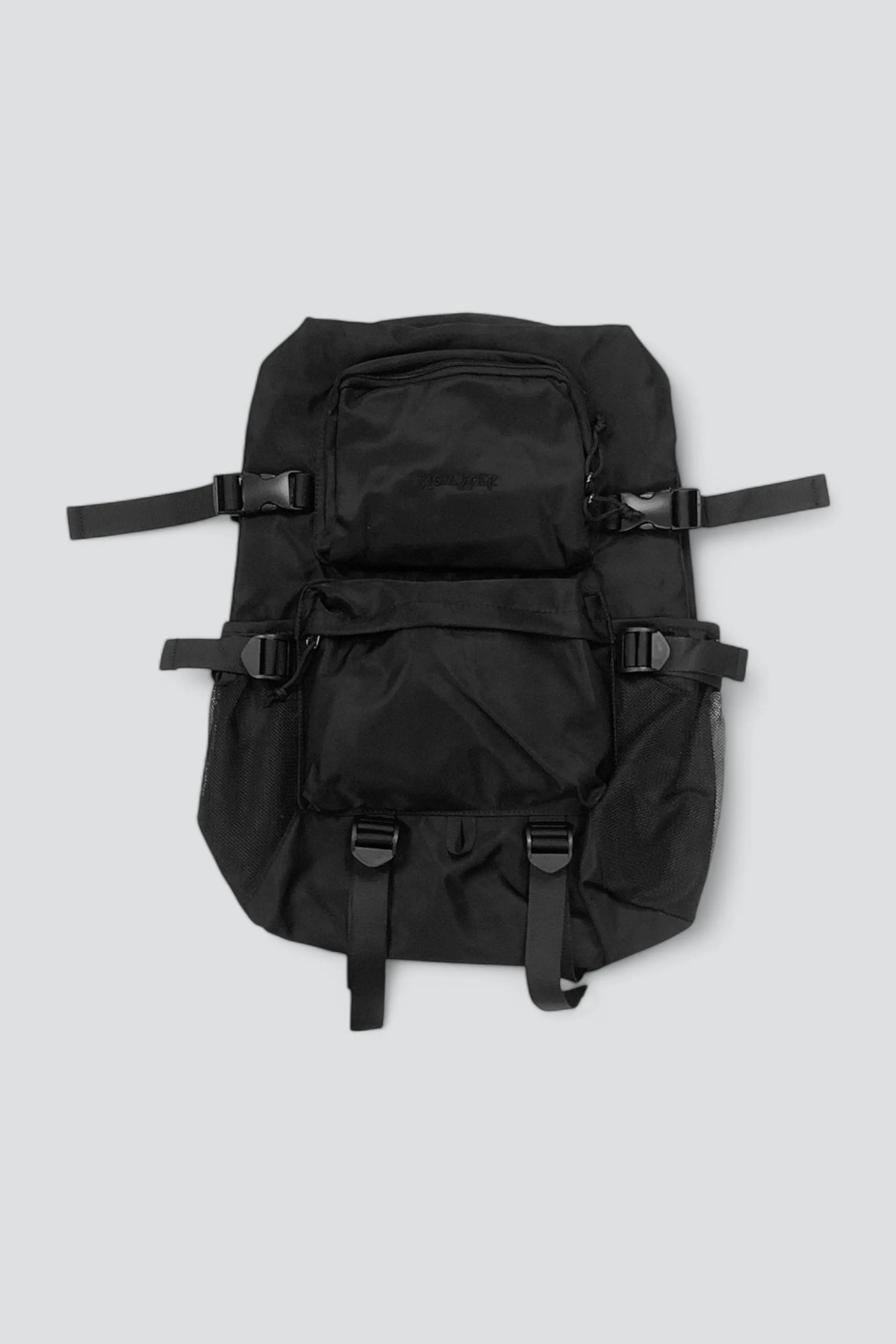 Nylon Embroidered New York Logo Strap Backpack 2