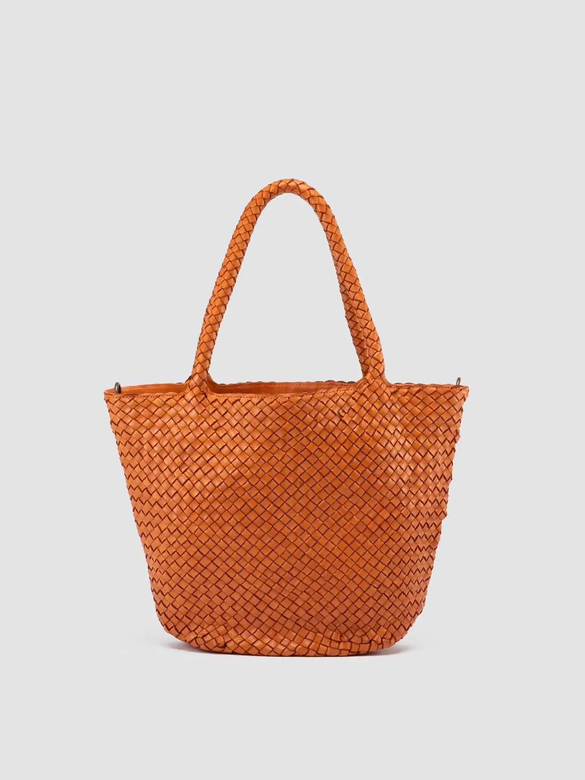OC CLASS 072 - Orange Leather Shoulder Bag