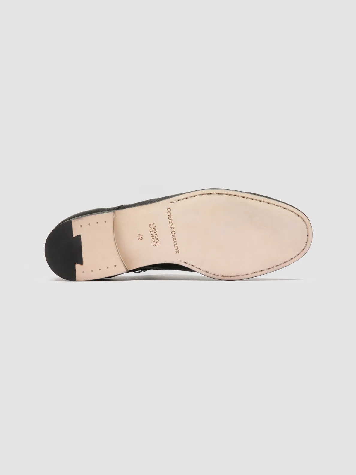 Oliver 007 - Black Leather Derby Shoes