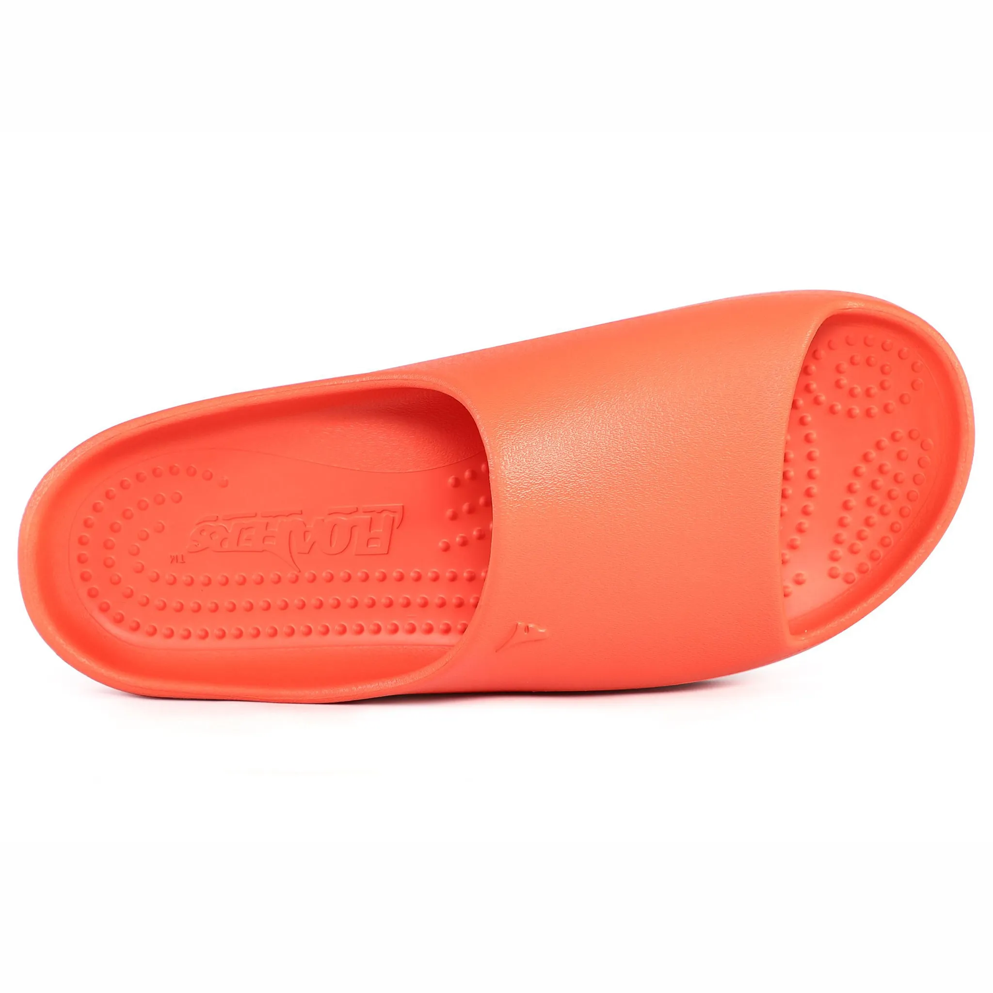 ORANGE/BRIGHT WHITE LANE-4 WOMENS SLIDE