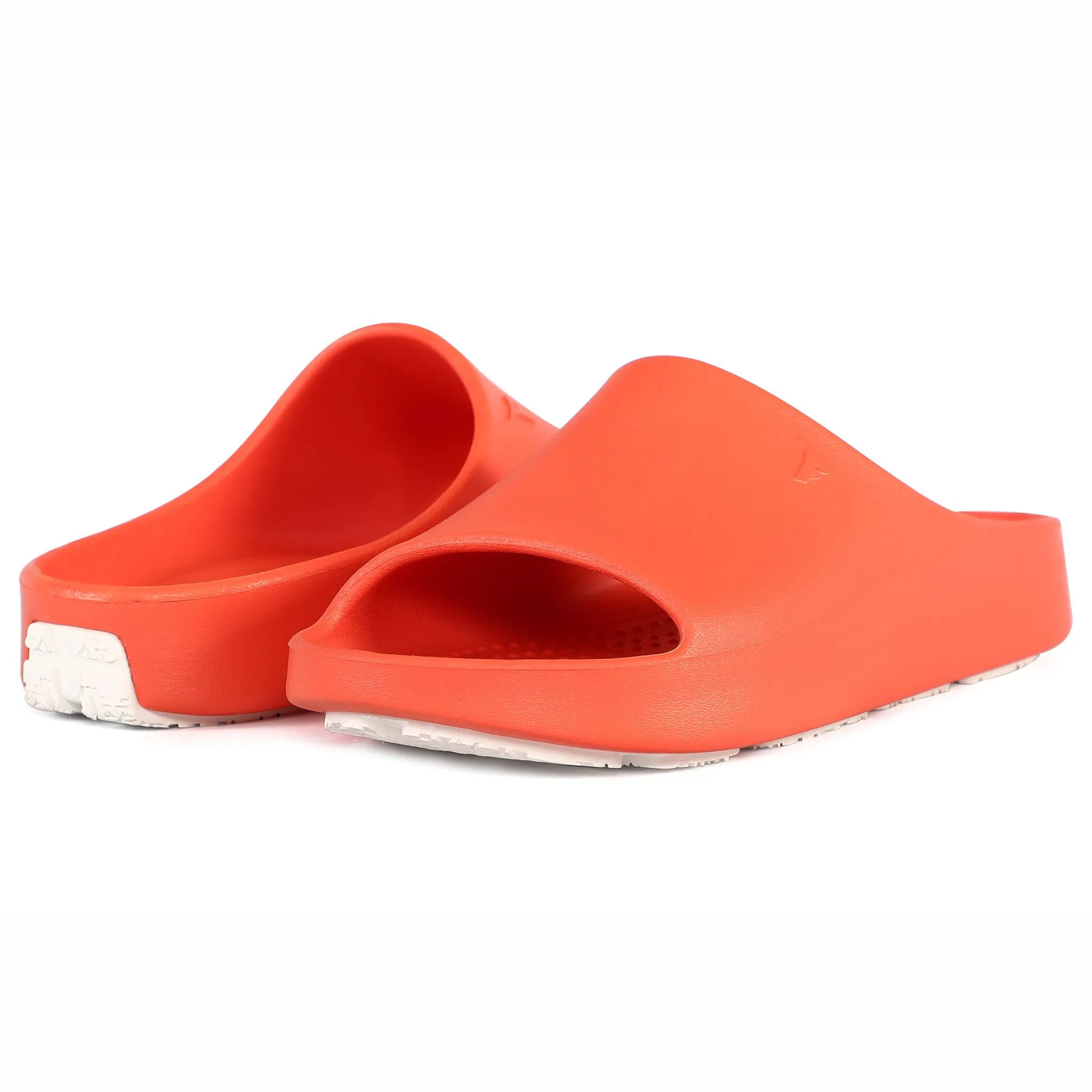ORANGE/BRIGHT WHITE LANE-4 WOMENS SLIDE