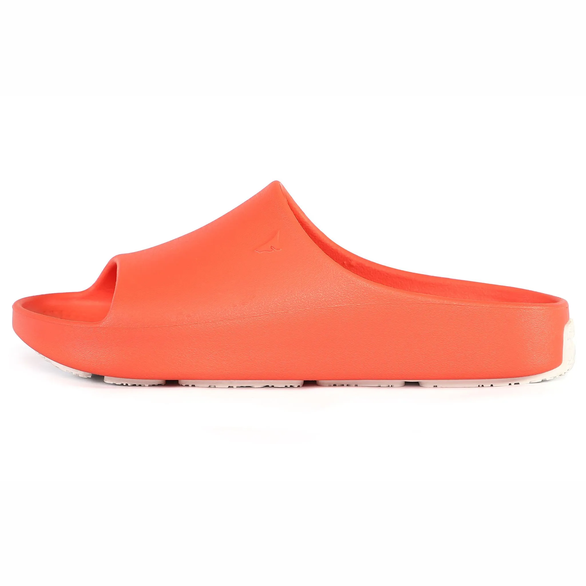 ORANGE/BRIGHT WHITE LANE-4 WOMENS SLIDE