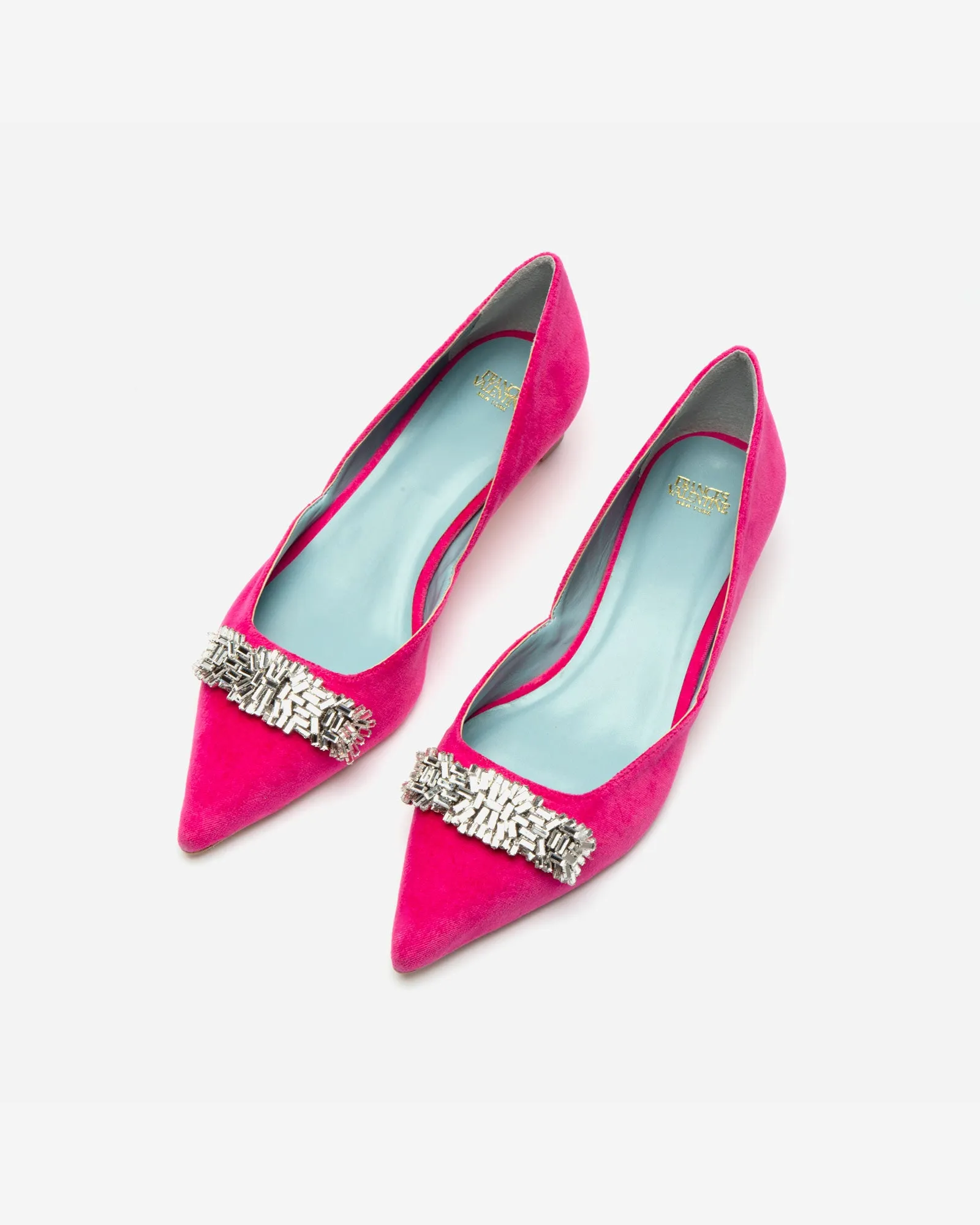 Paula Mini Block Heel - Velvet Pink