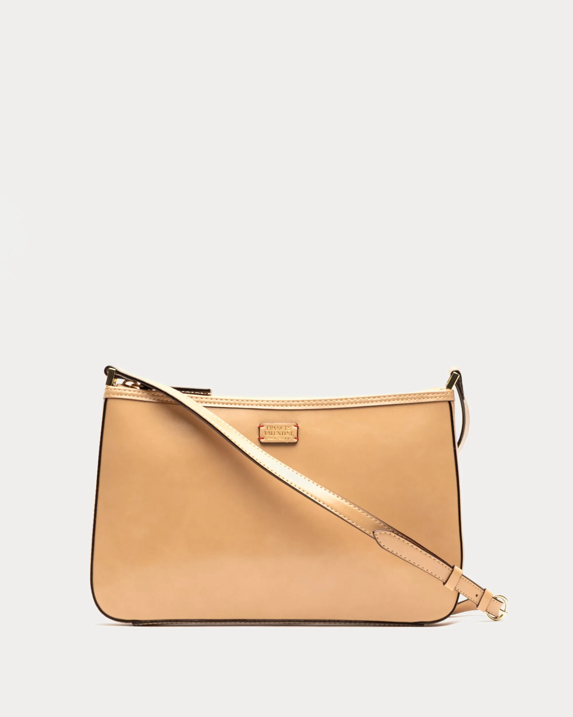 Poppy Crossbody - Glazed Leather Camel