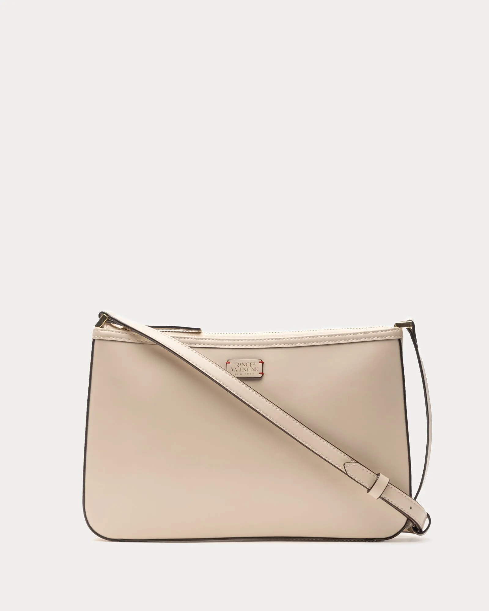 Poppy Crossbody - Glazed Leather Oyster