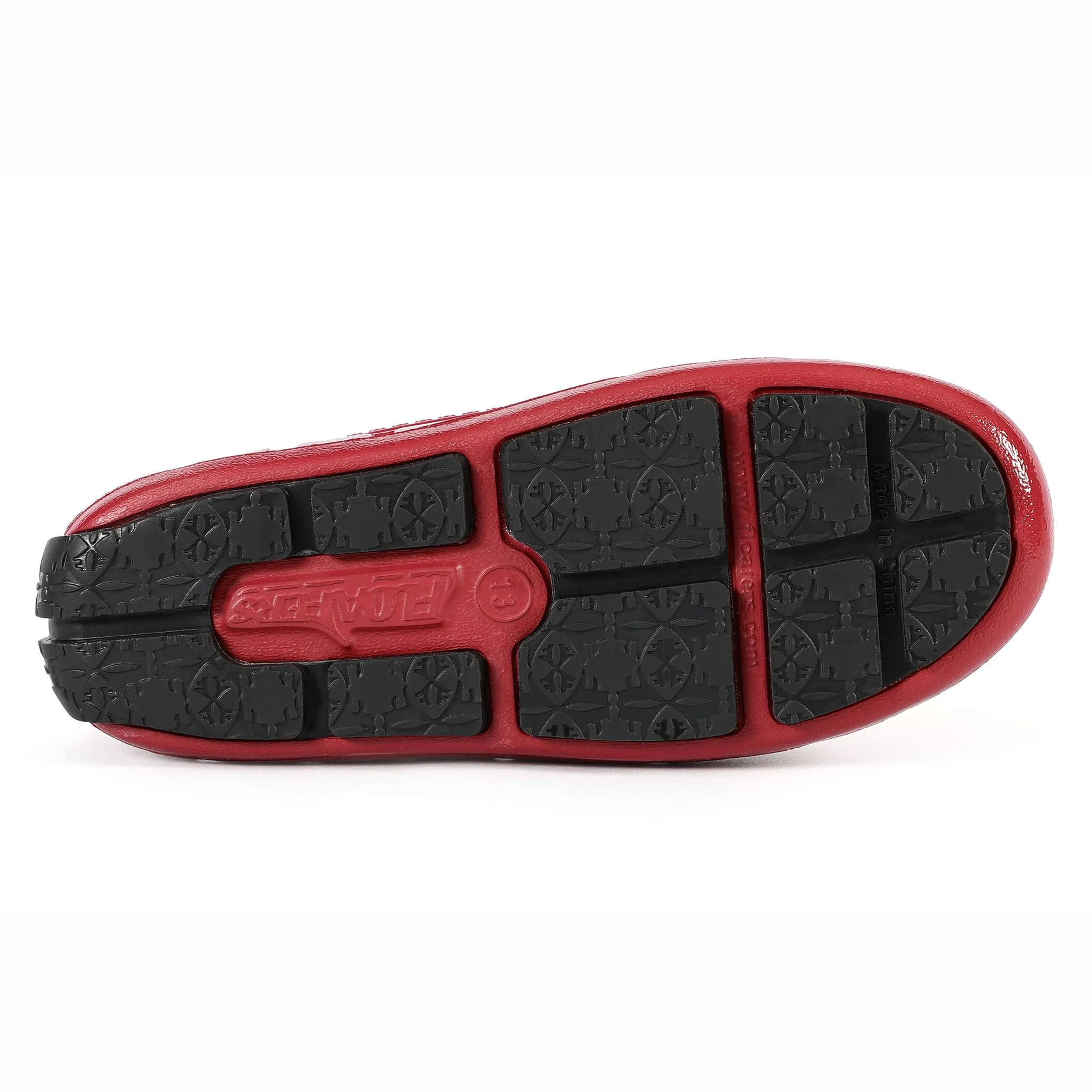 RED PATENT/BLACK PRODIGY DRIVER
