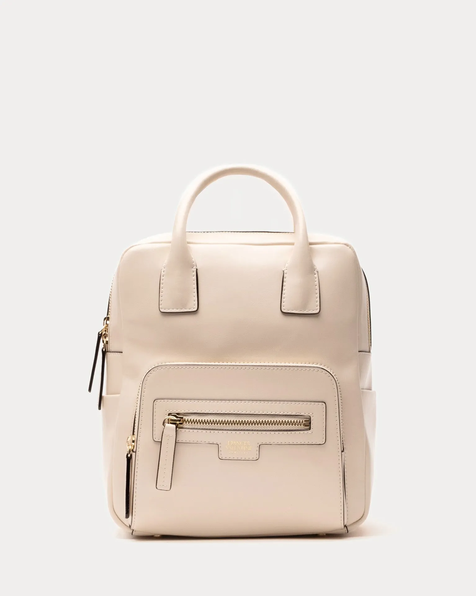 Small Casey Backpack - Glazed Leather Oyster