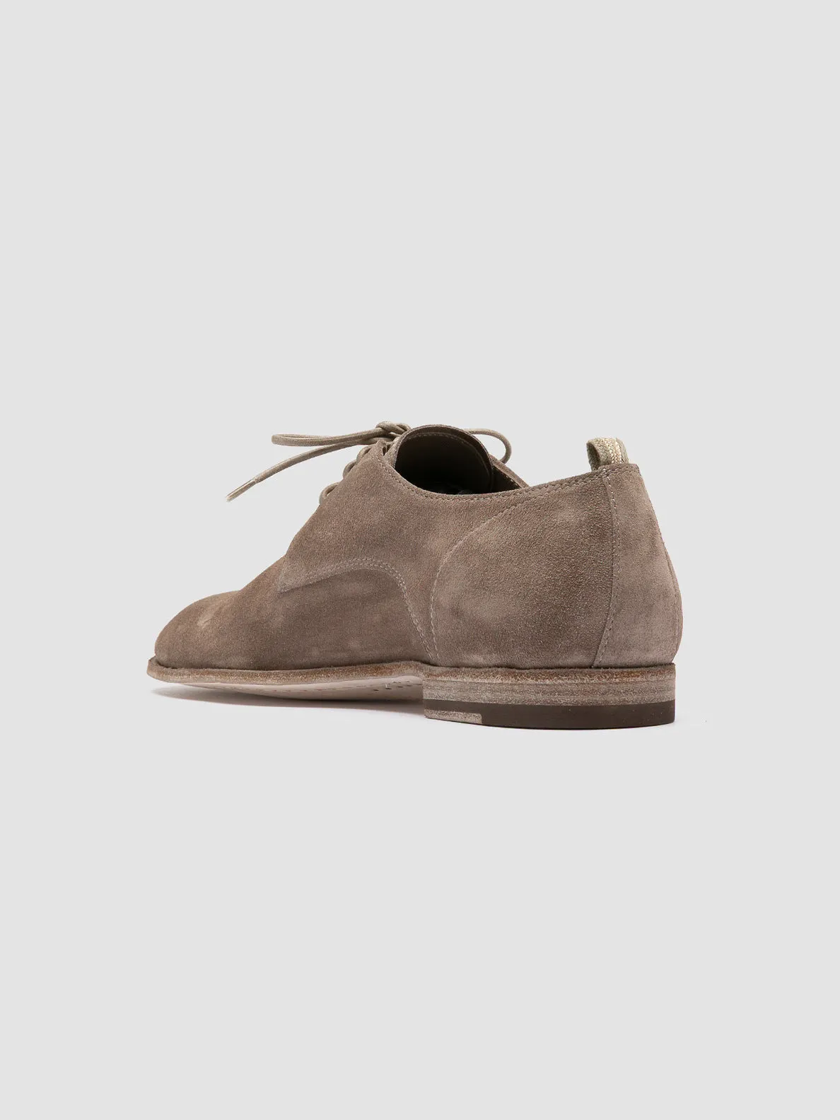 SOLITUDE 002 - Grey Suede Derby Shoes