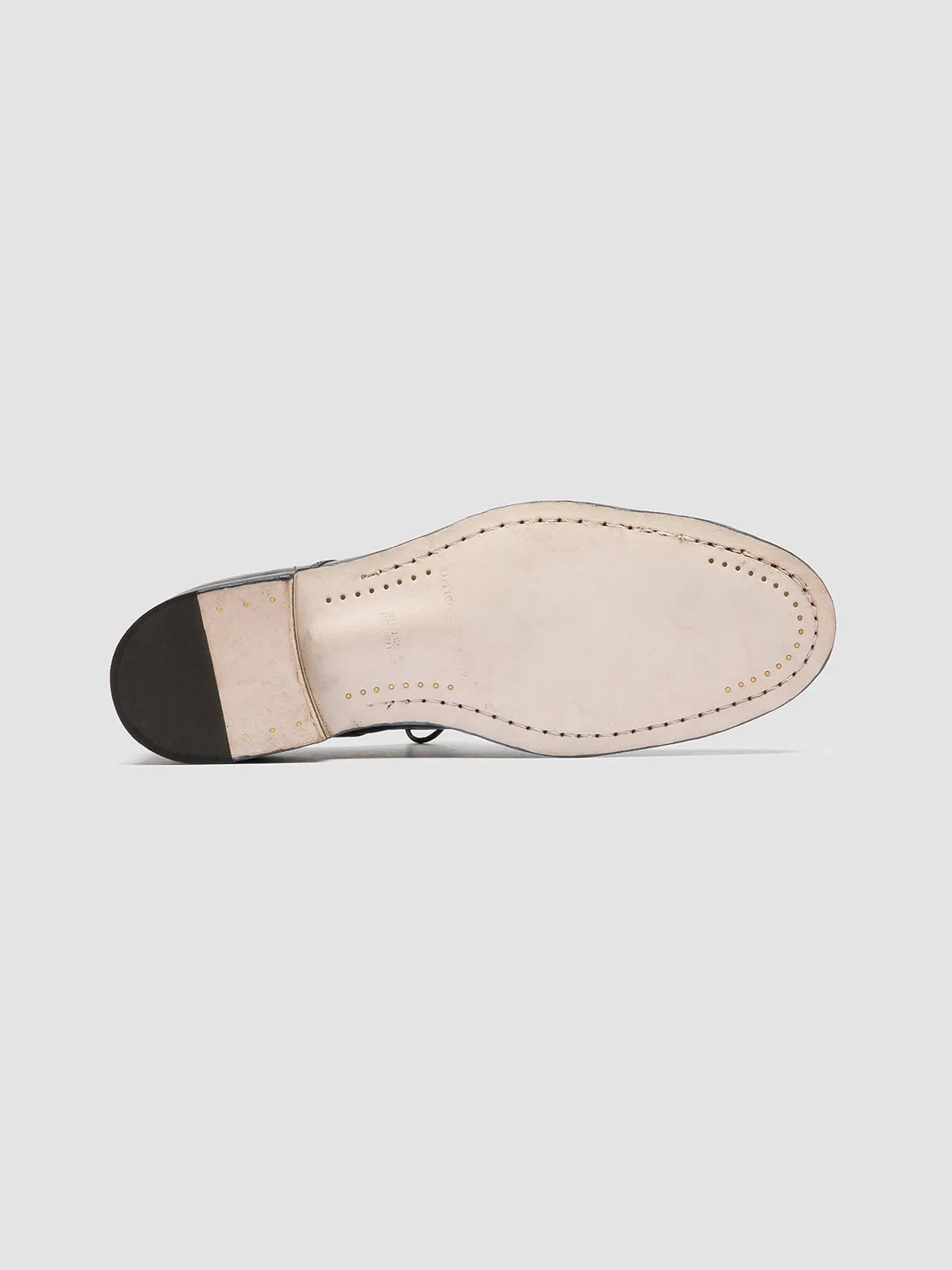 SOLITUDE 002 - Navy Leather Derby Shoes