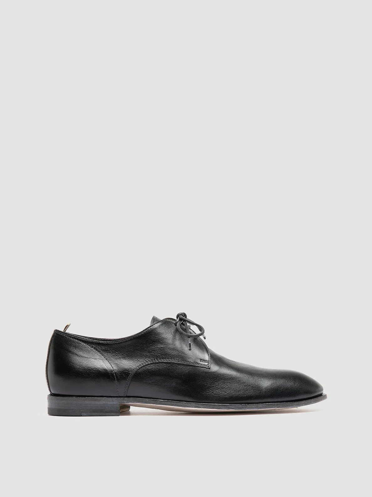 SOLITUDE 002 - Navy Leather Derby Shoes