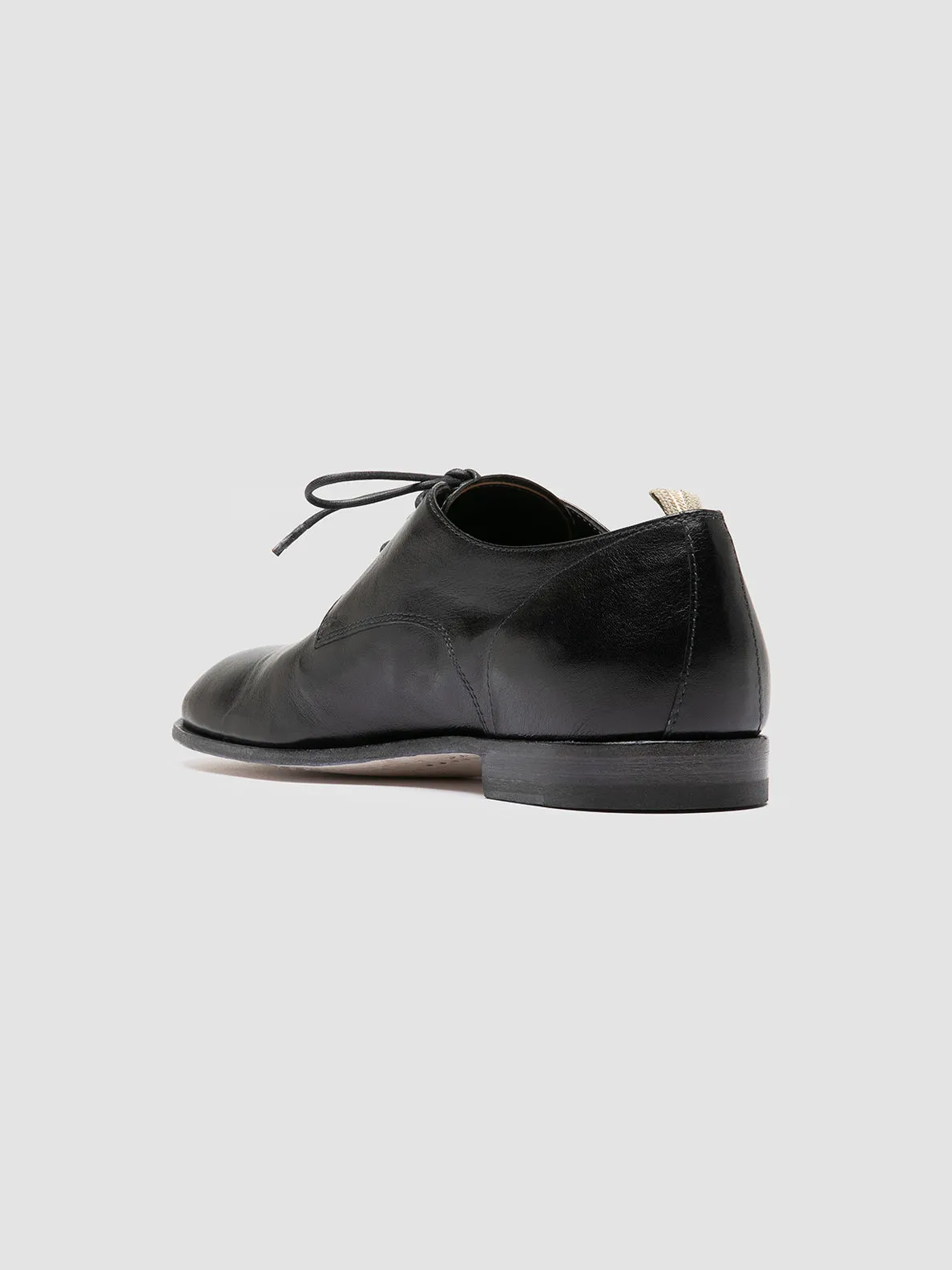 SOLITUDE 002 - Navy Leather Derby Shoes
